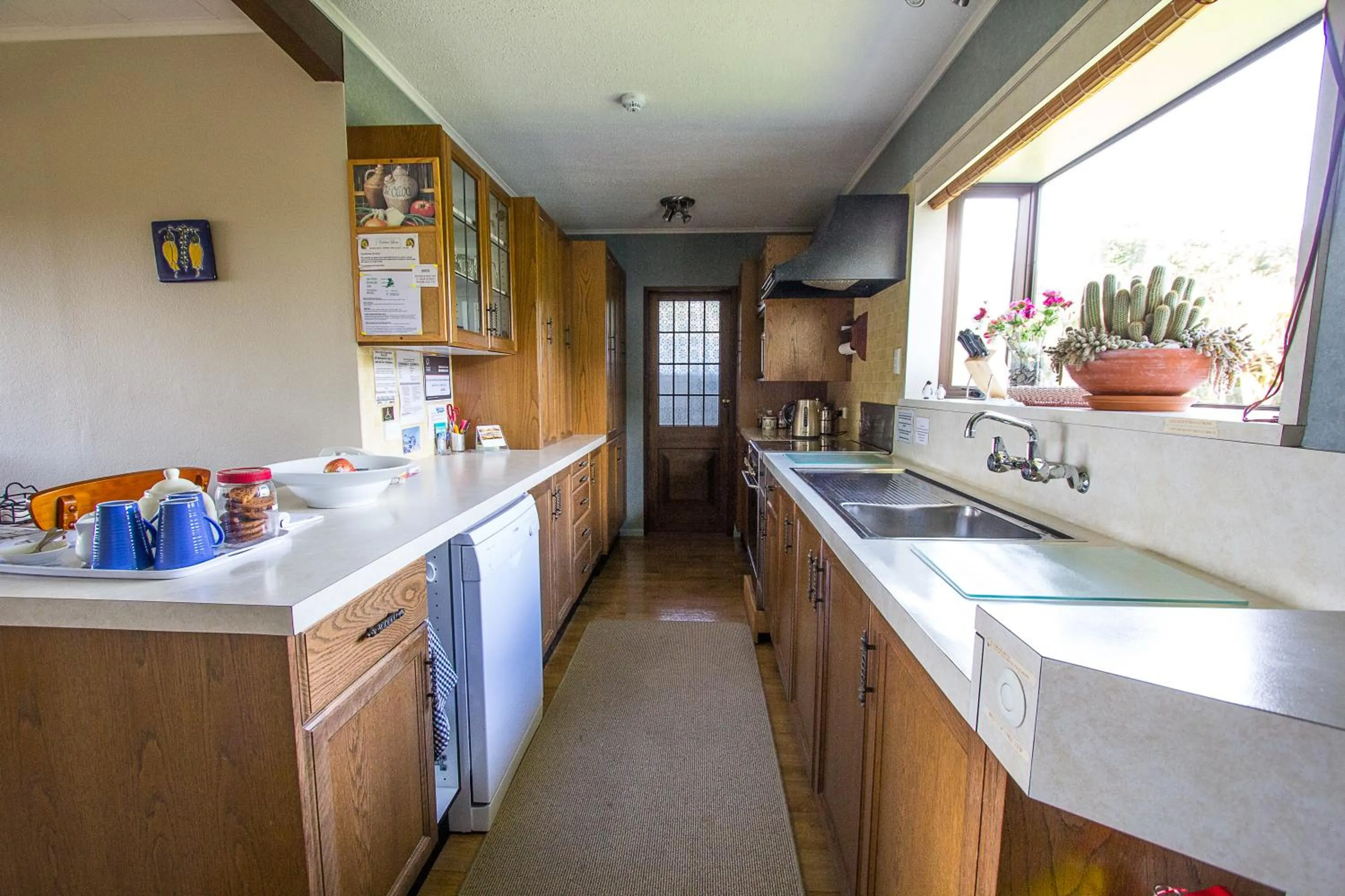 Kitchen or kitchenette in Kowhai Lane Lodge