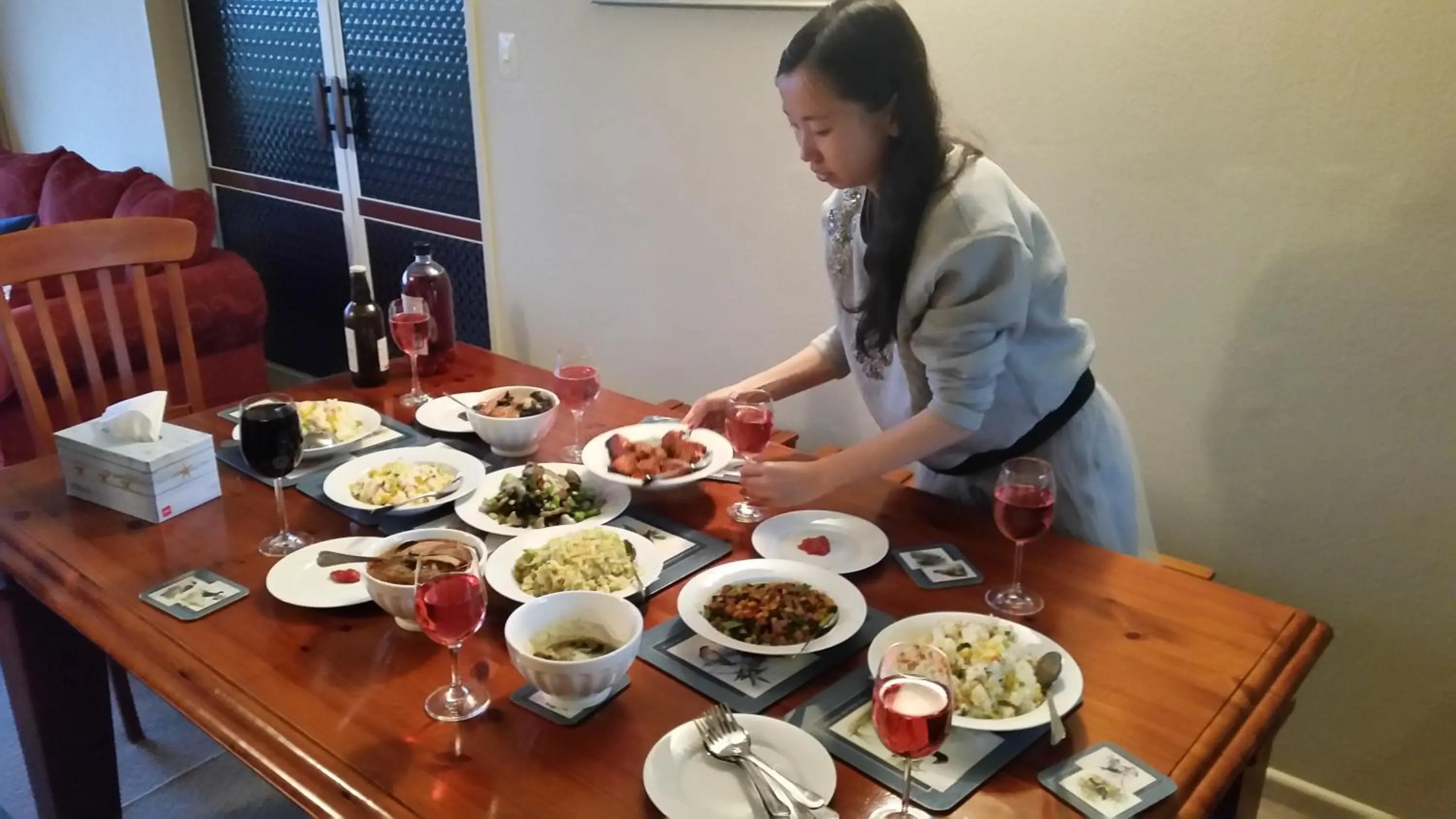 Food close-up in Kowhai Lane Lodge