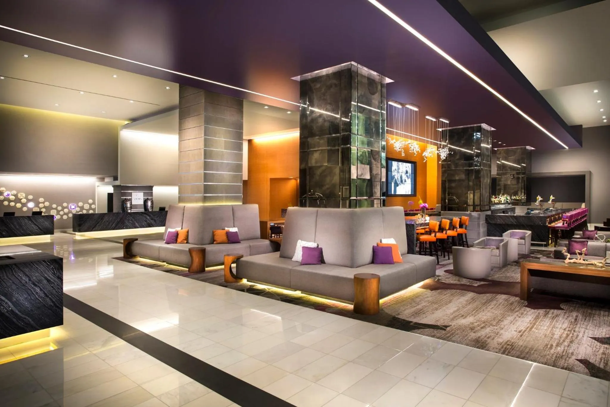 Lobby or reception in Loews Hollywood Hotel