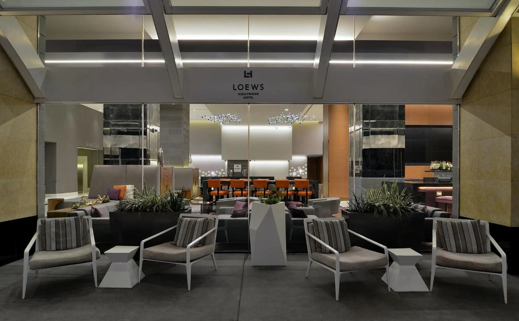 Property building in Loews Hollywood Hotel