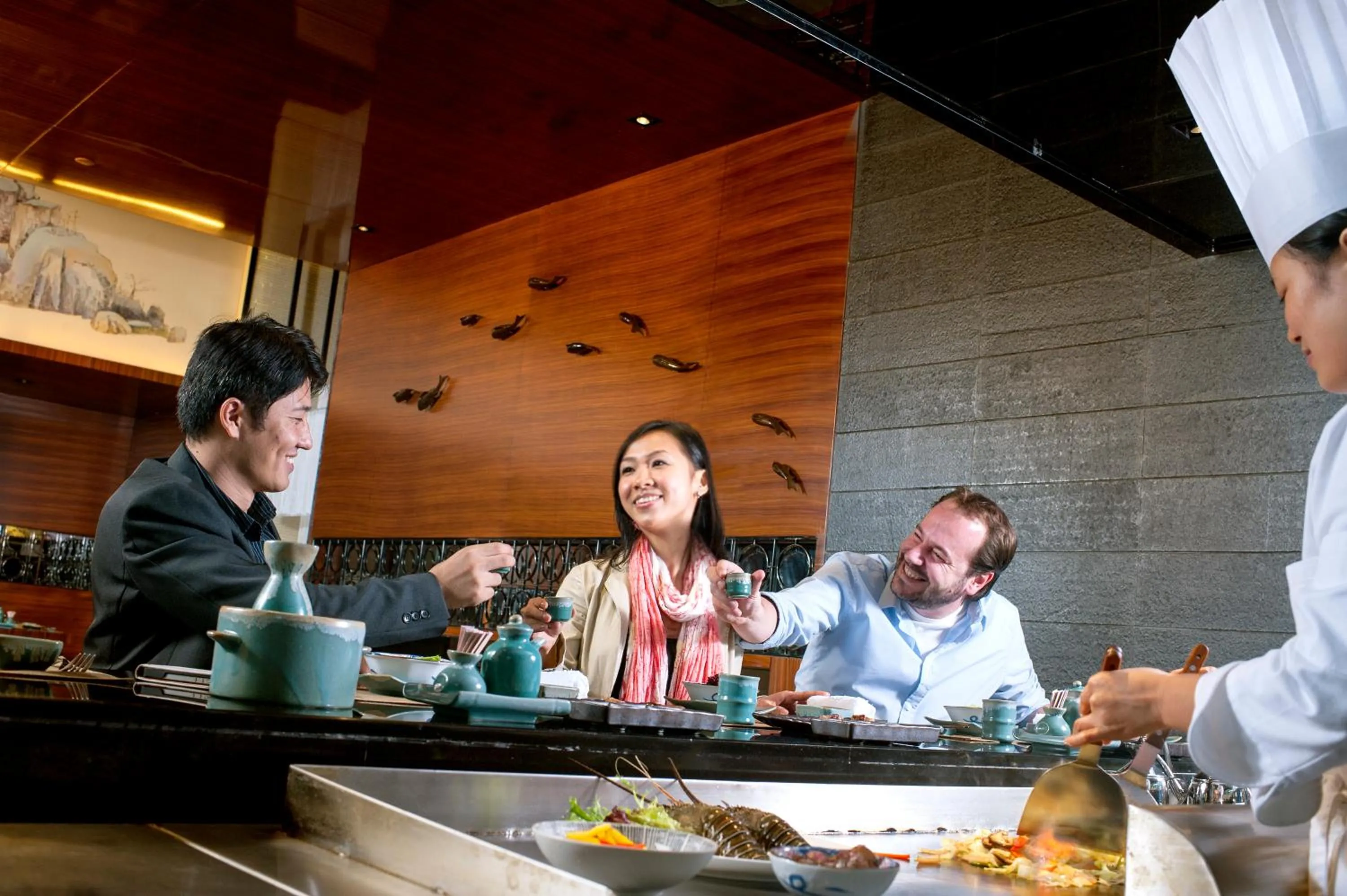 People in Shenzhen Nanshan L'Hermitage