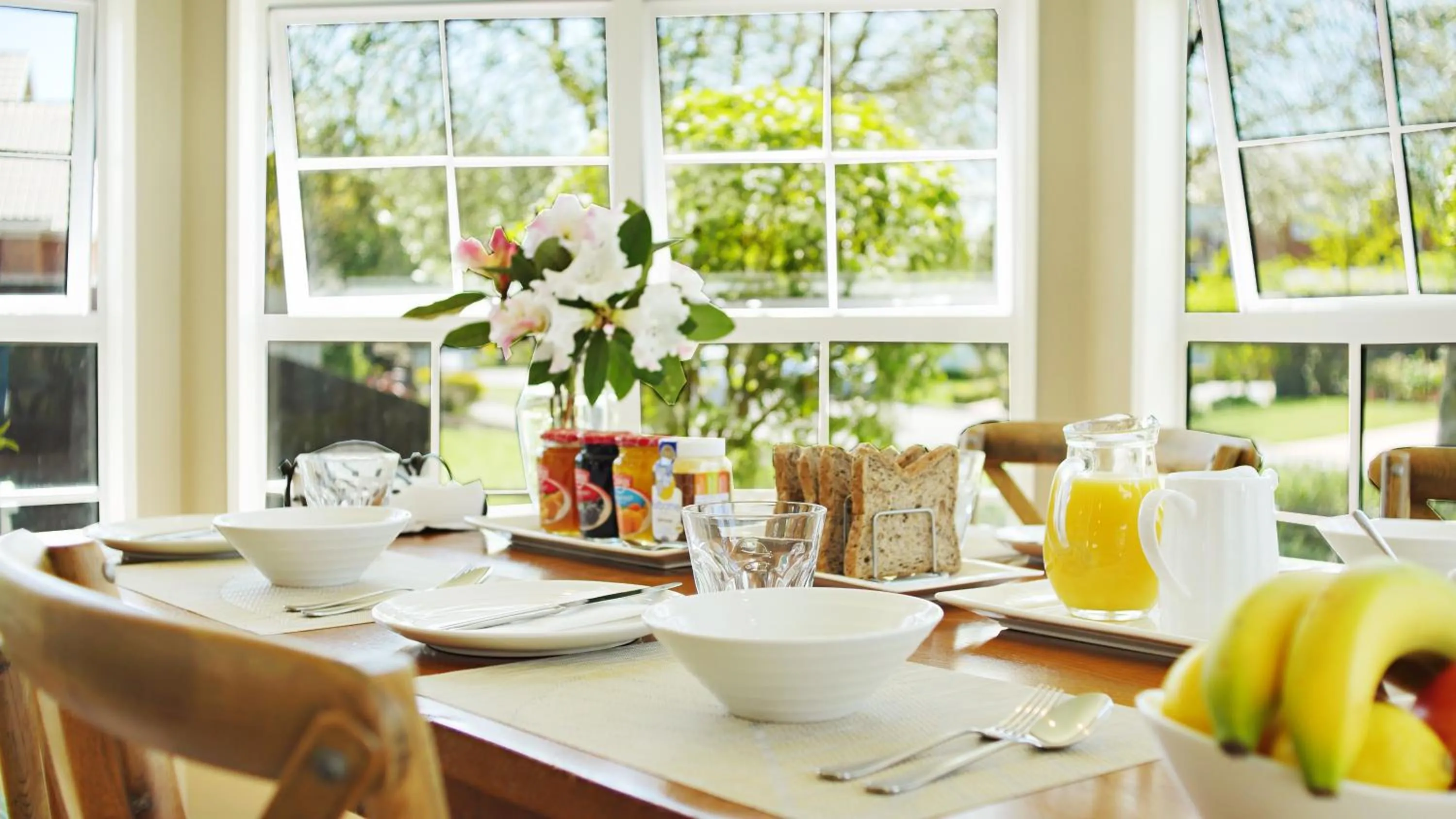 Continental breakfast in Olive House Bed and Breakfast