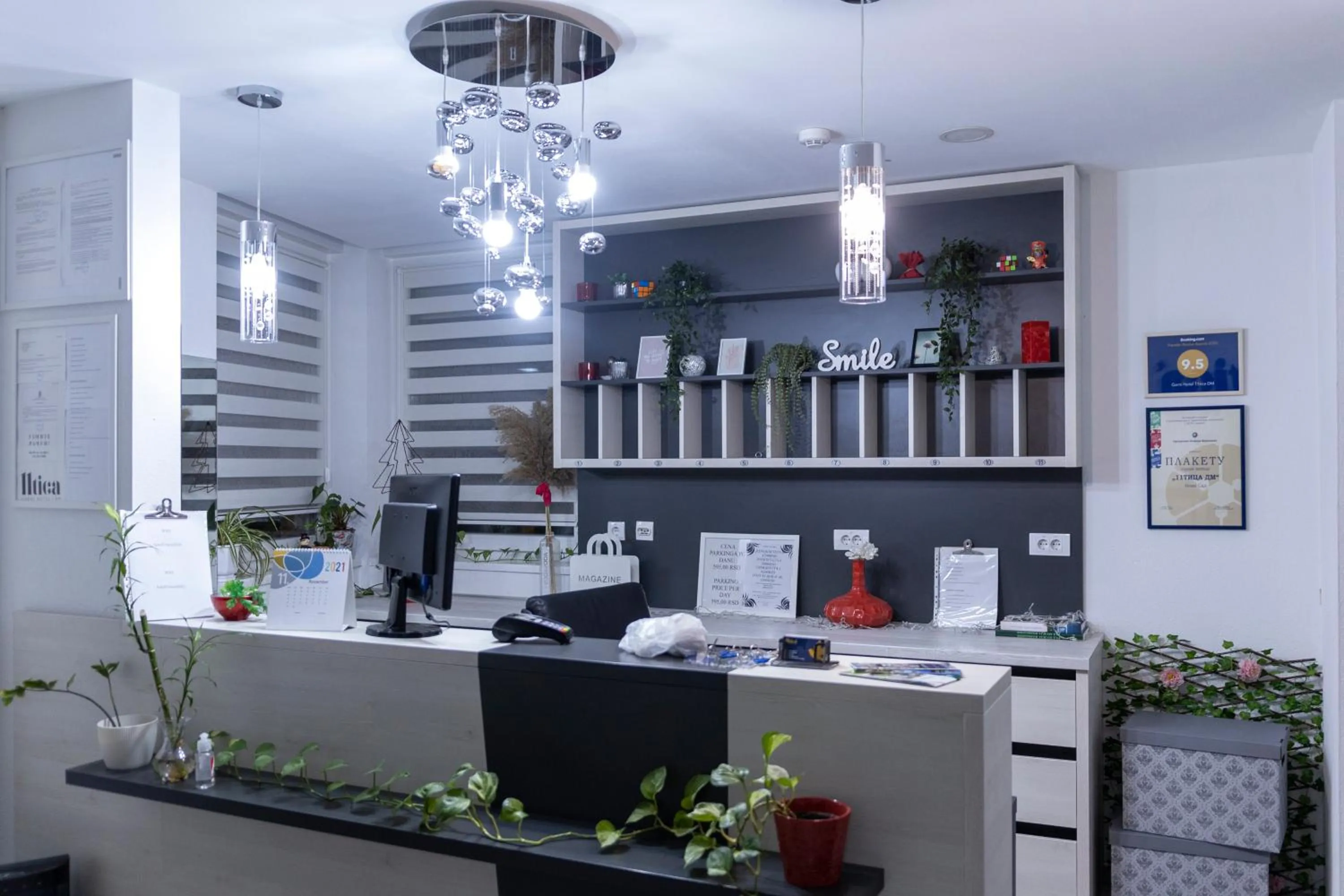 Lobby or reception in Garni Hotel 11tica DM