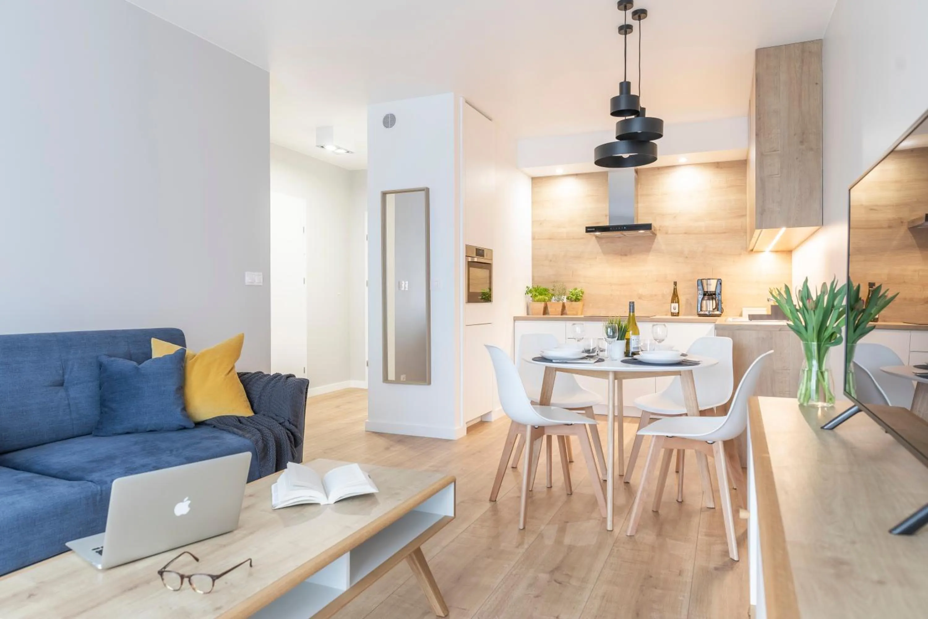 Living room in Kamienica Parkowa