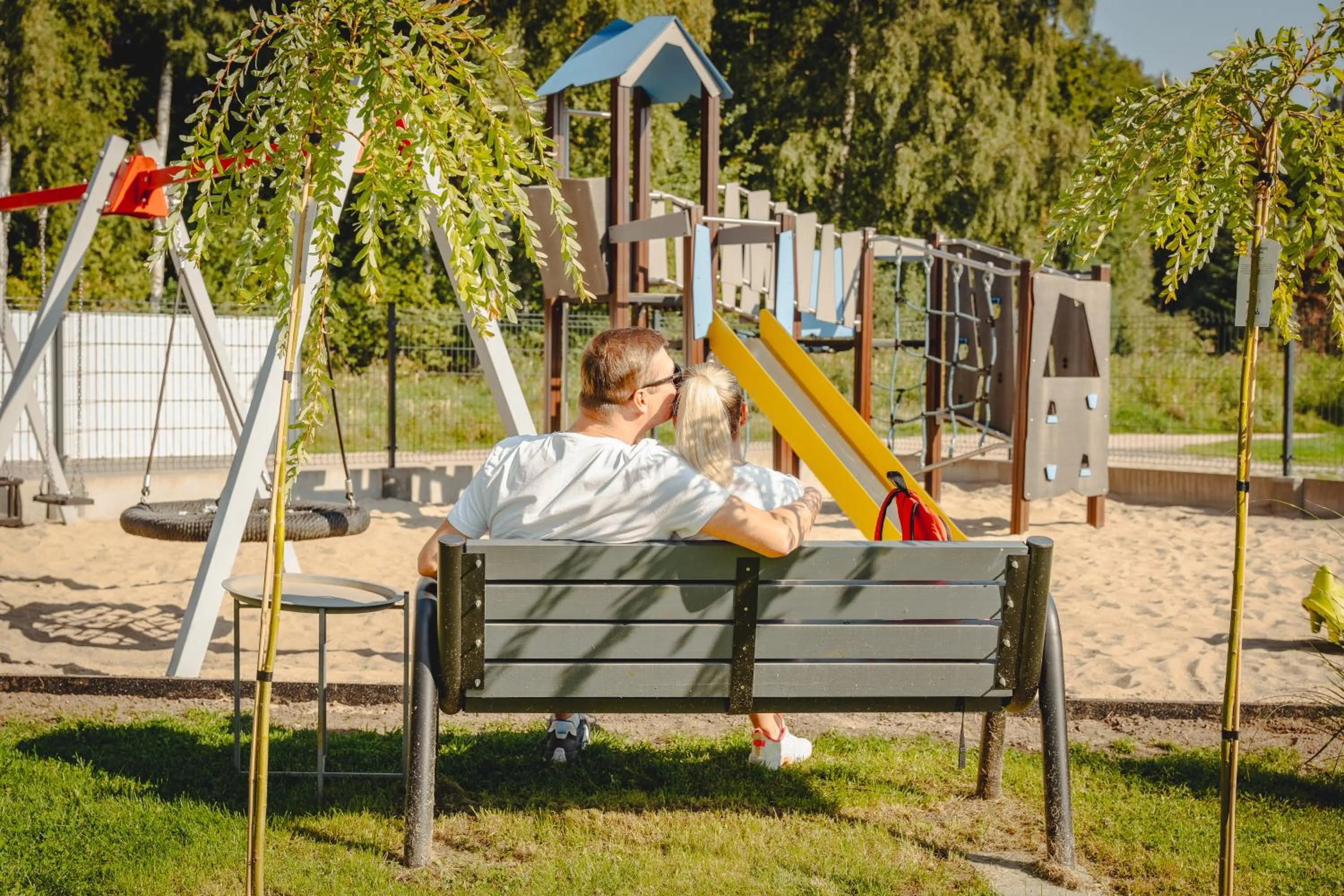 Children play ground in Kamienica Parkowa