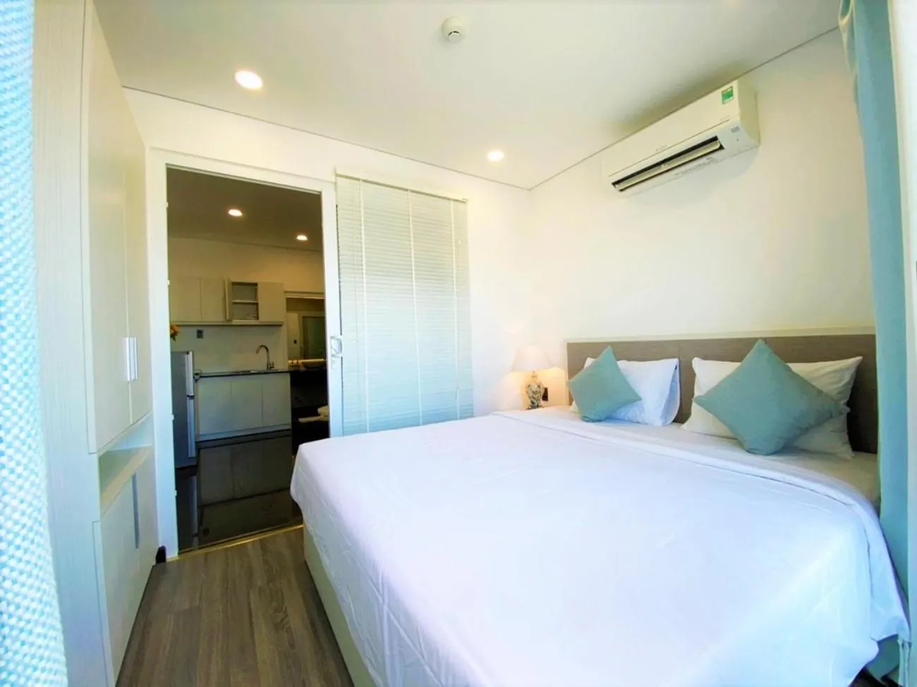 Bed in Olivia Hotel and Apartment