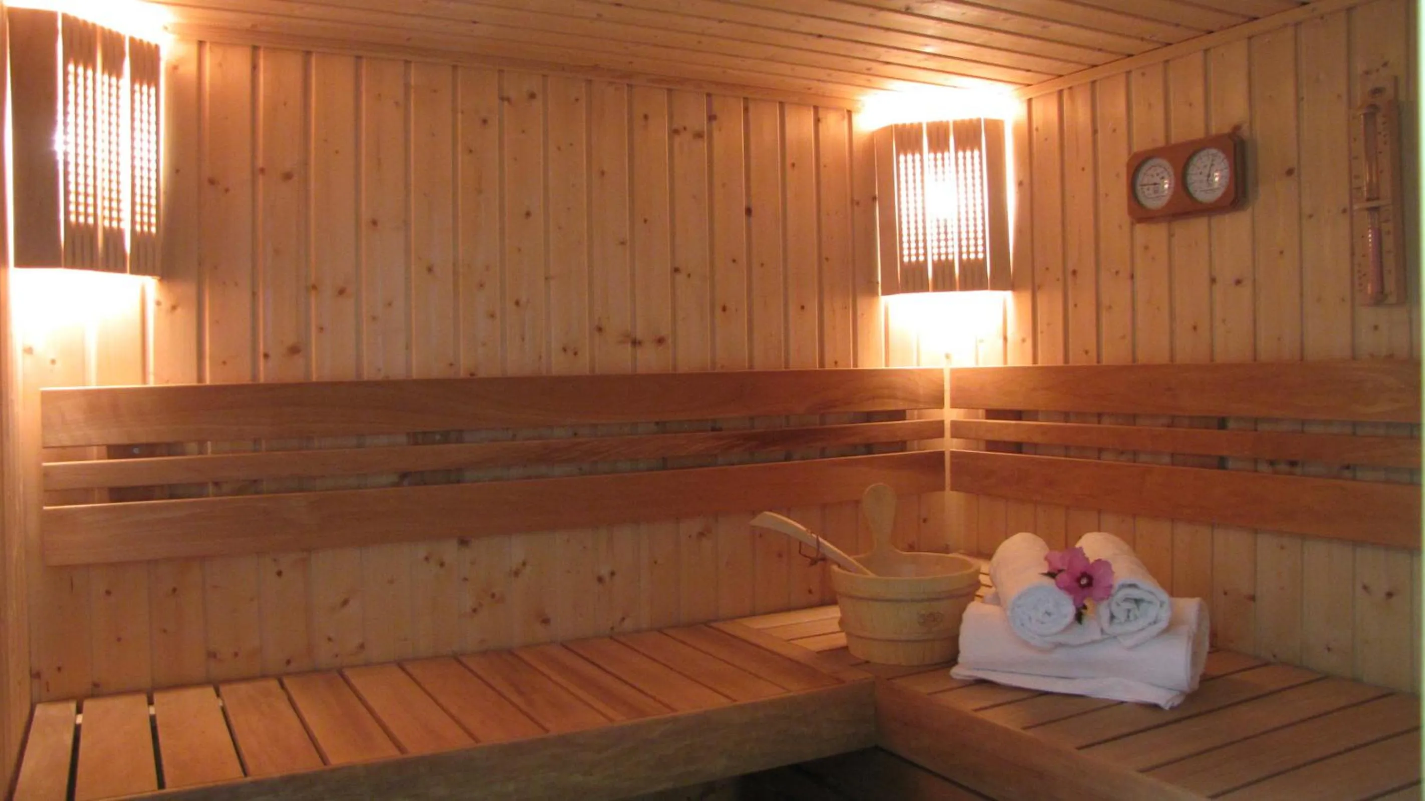 Sauna in Palirria Hotel & Studios
