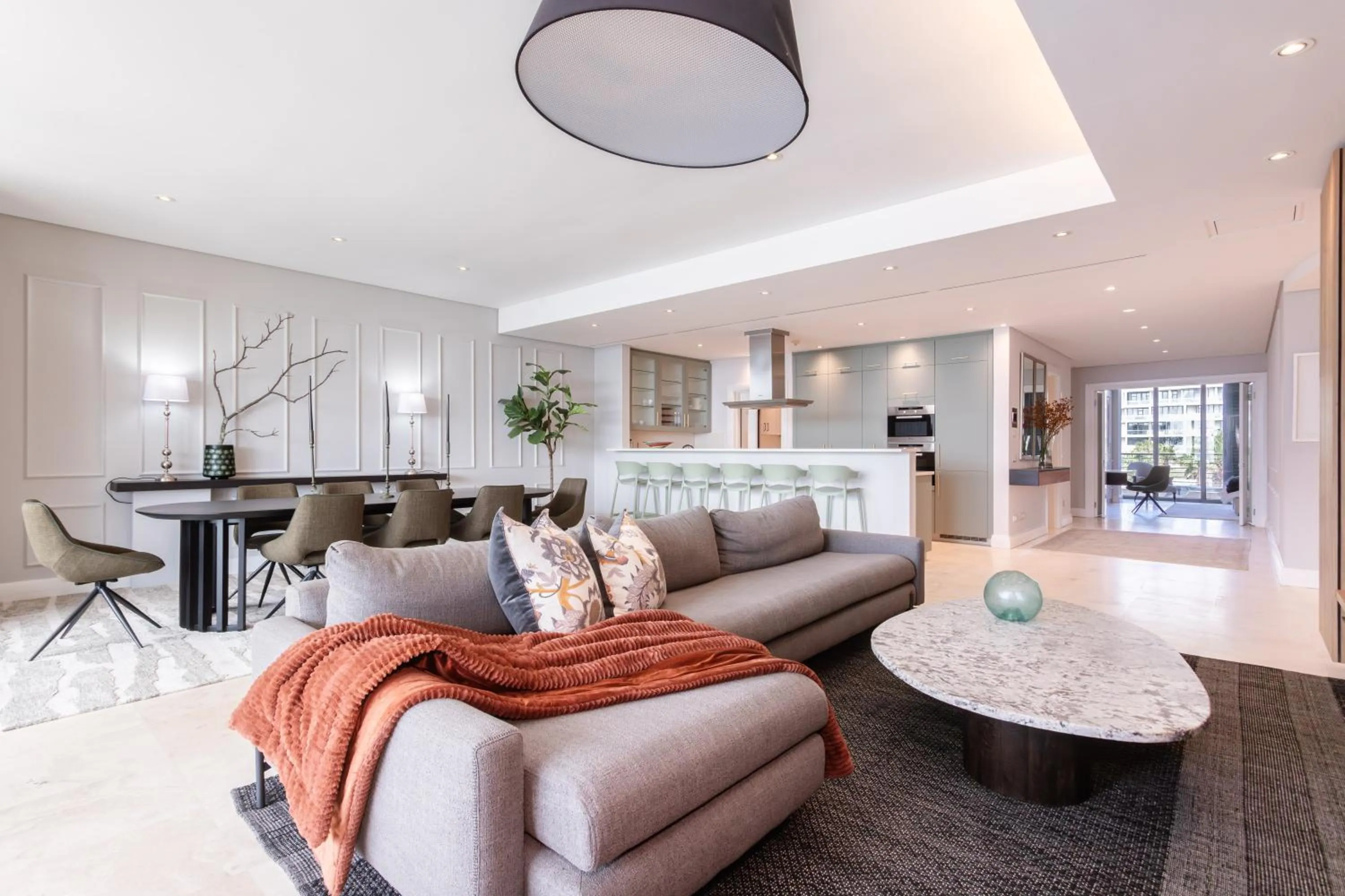 Kitchen or kitchenette in Mountain Marina Luxury Apartments