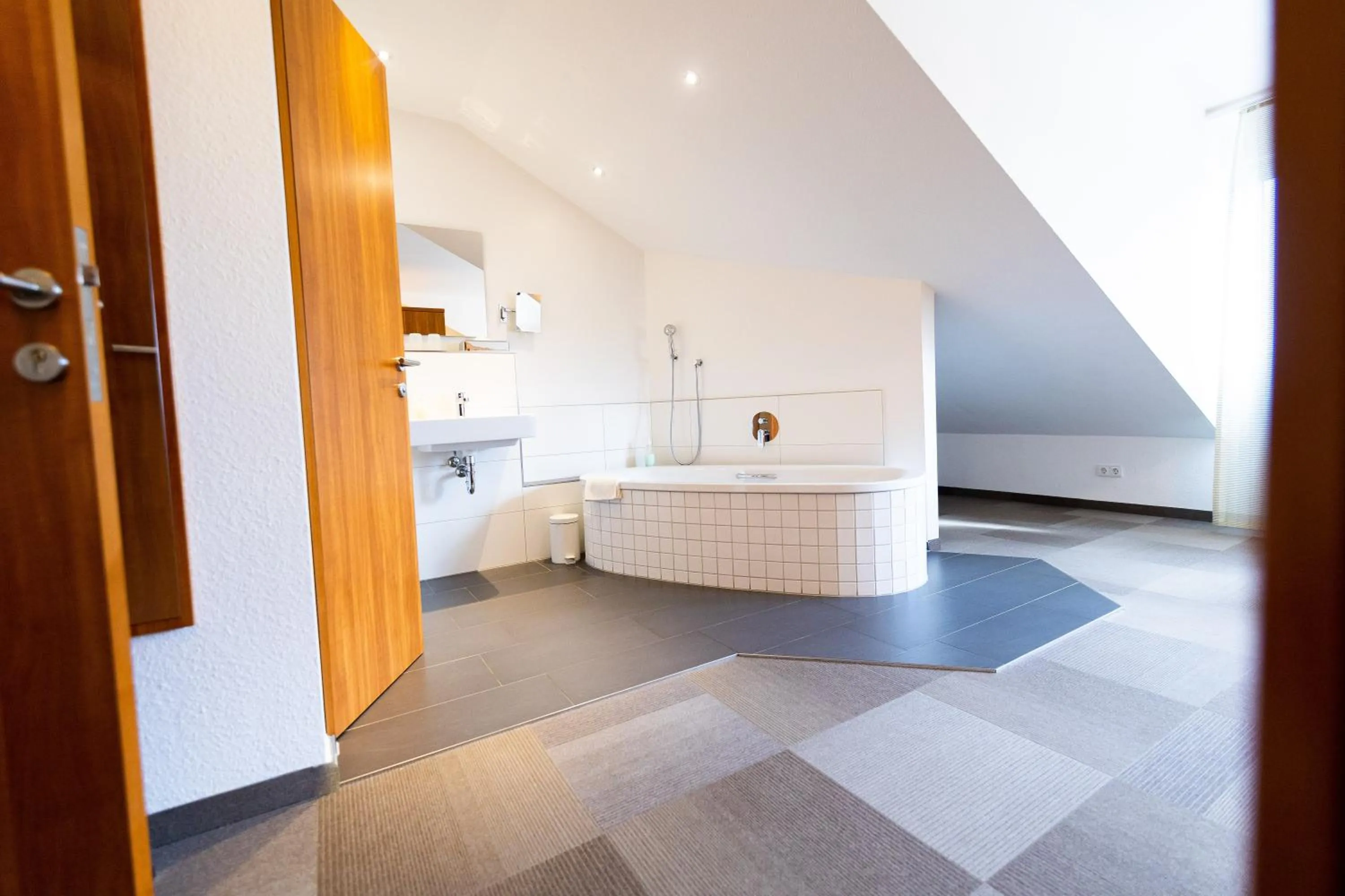 Bed in Hotel Darstein