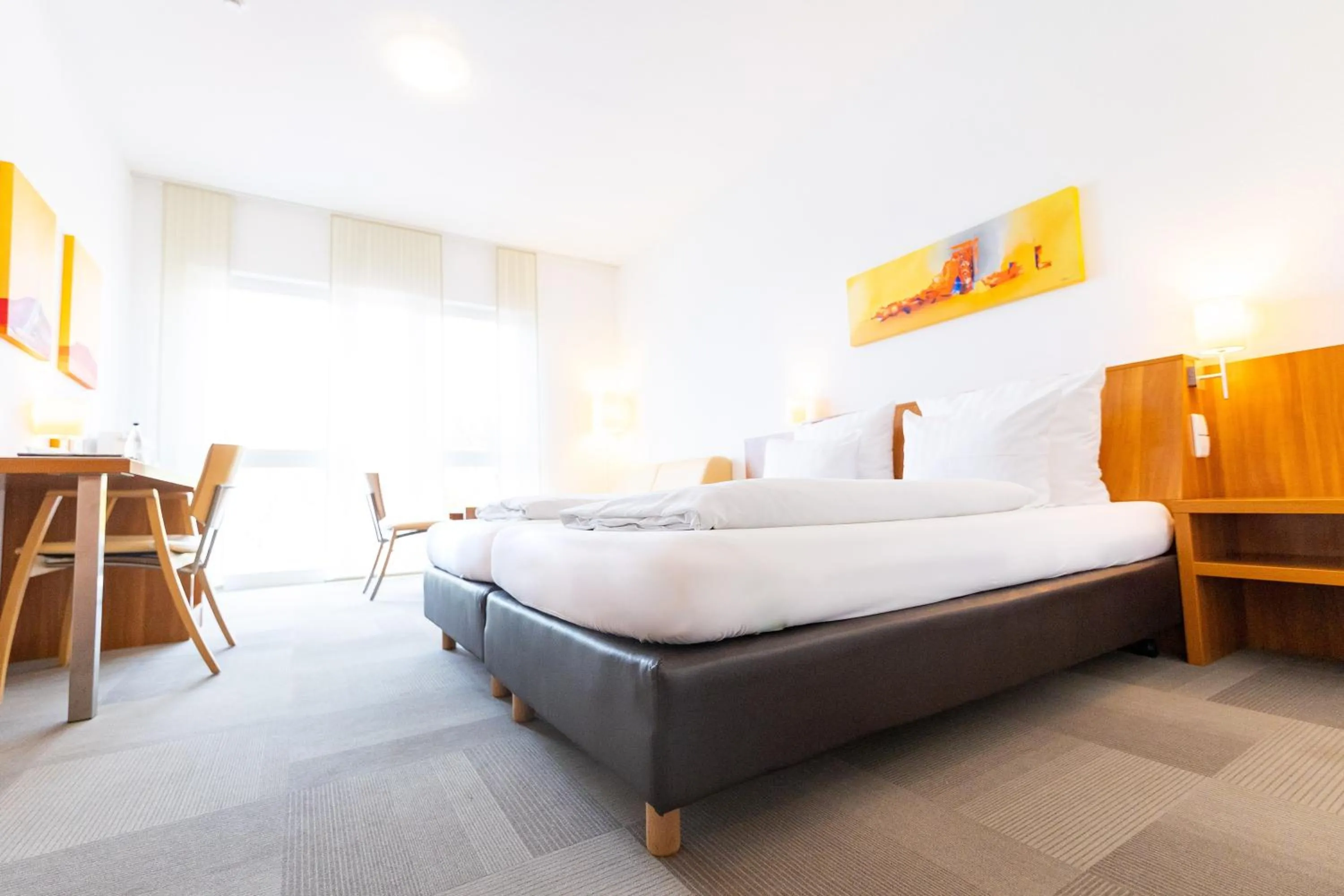 Bed in Hotel Darstein