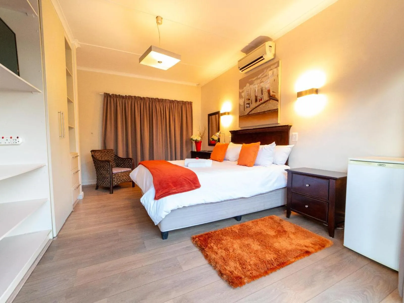 Bed in Sunriver Kalahari Lodge Riverside stay in Upington