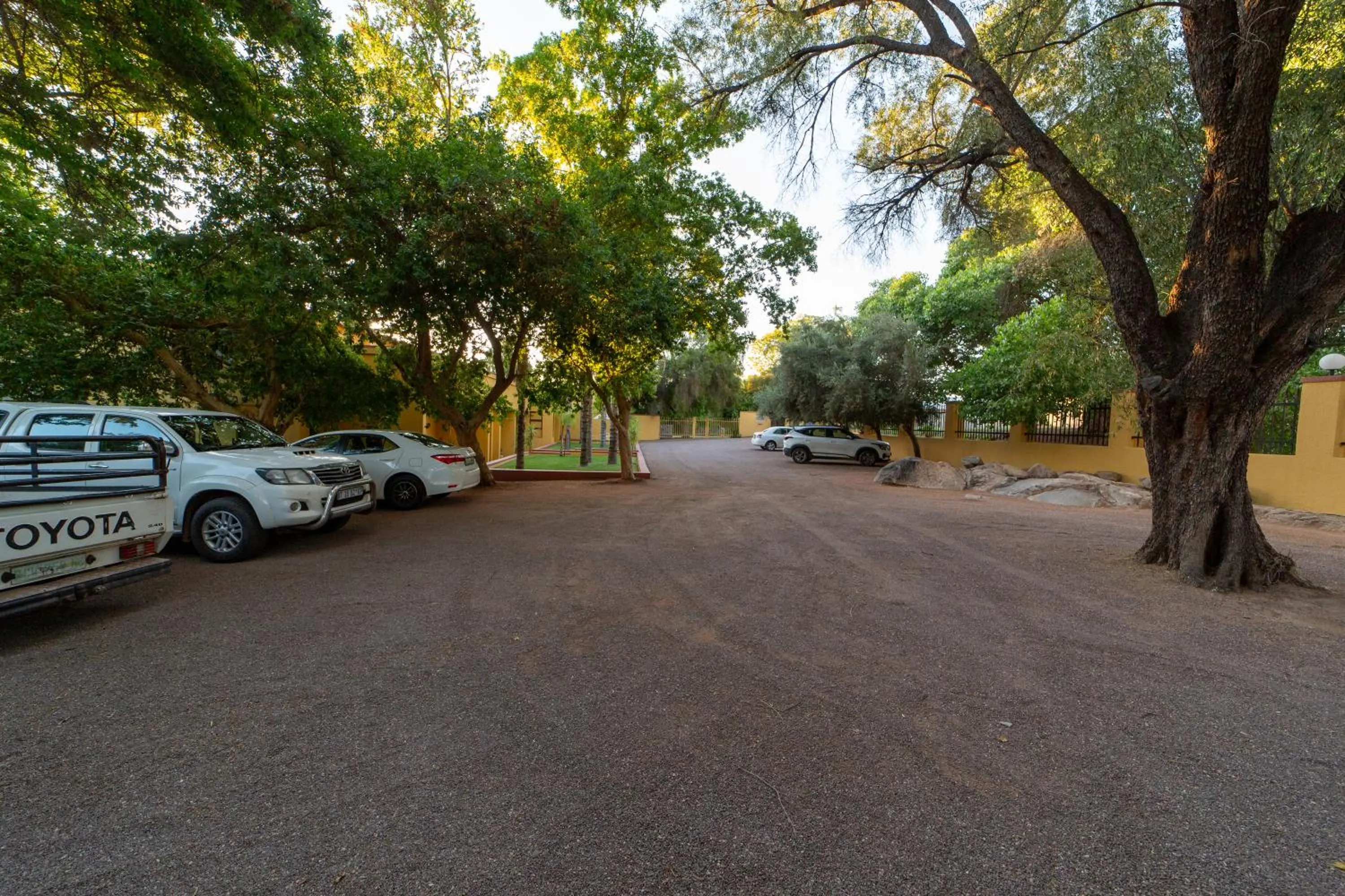 Parking in Sunriver Kalahari Lodge Riverside stay in Upington