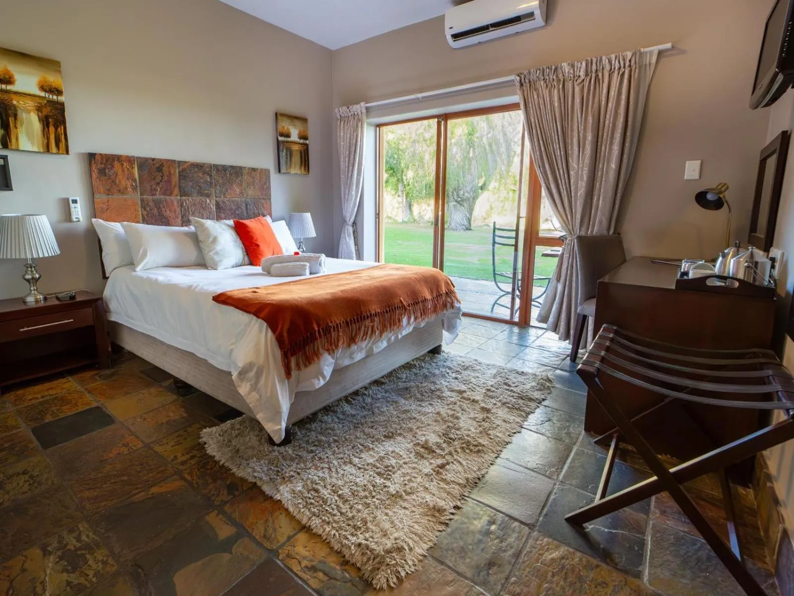 Photo of the whole room, Bed in Sunriver Kalahari Lodge Riverside stay in Upington