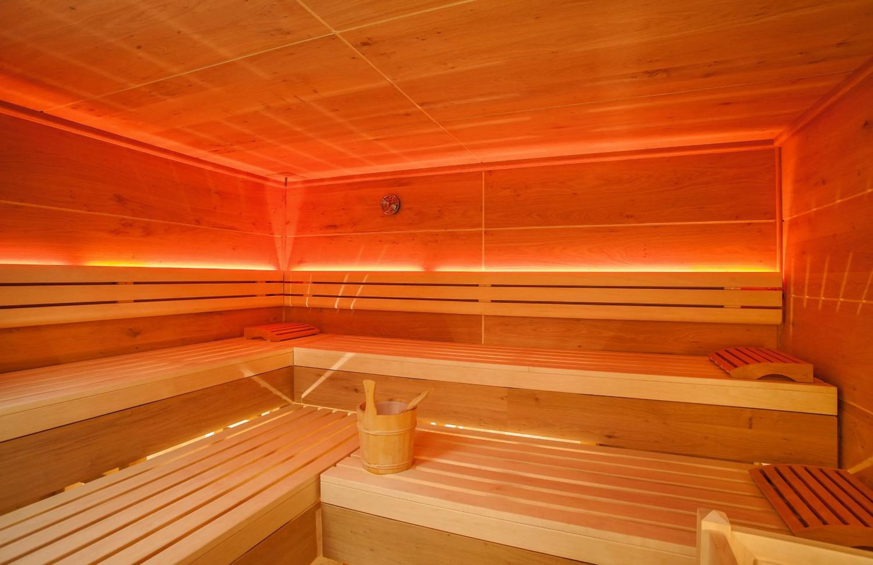 Sauna in Hotel Garni Chasa Sulai