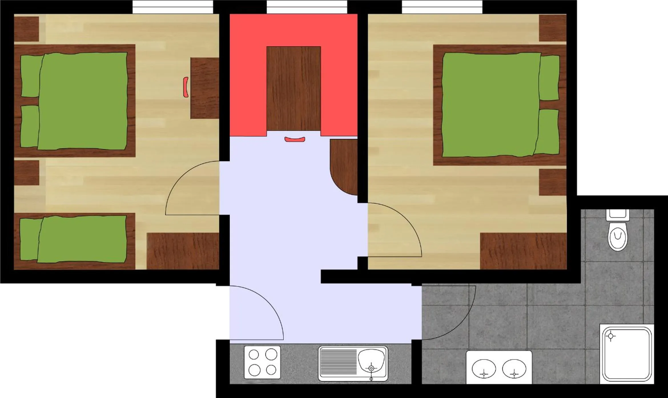 Photo of the whole room in Hotel Garni Chasa Sulai