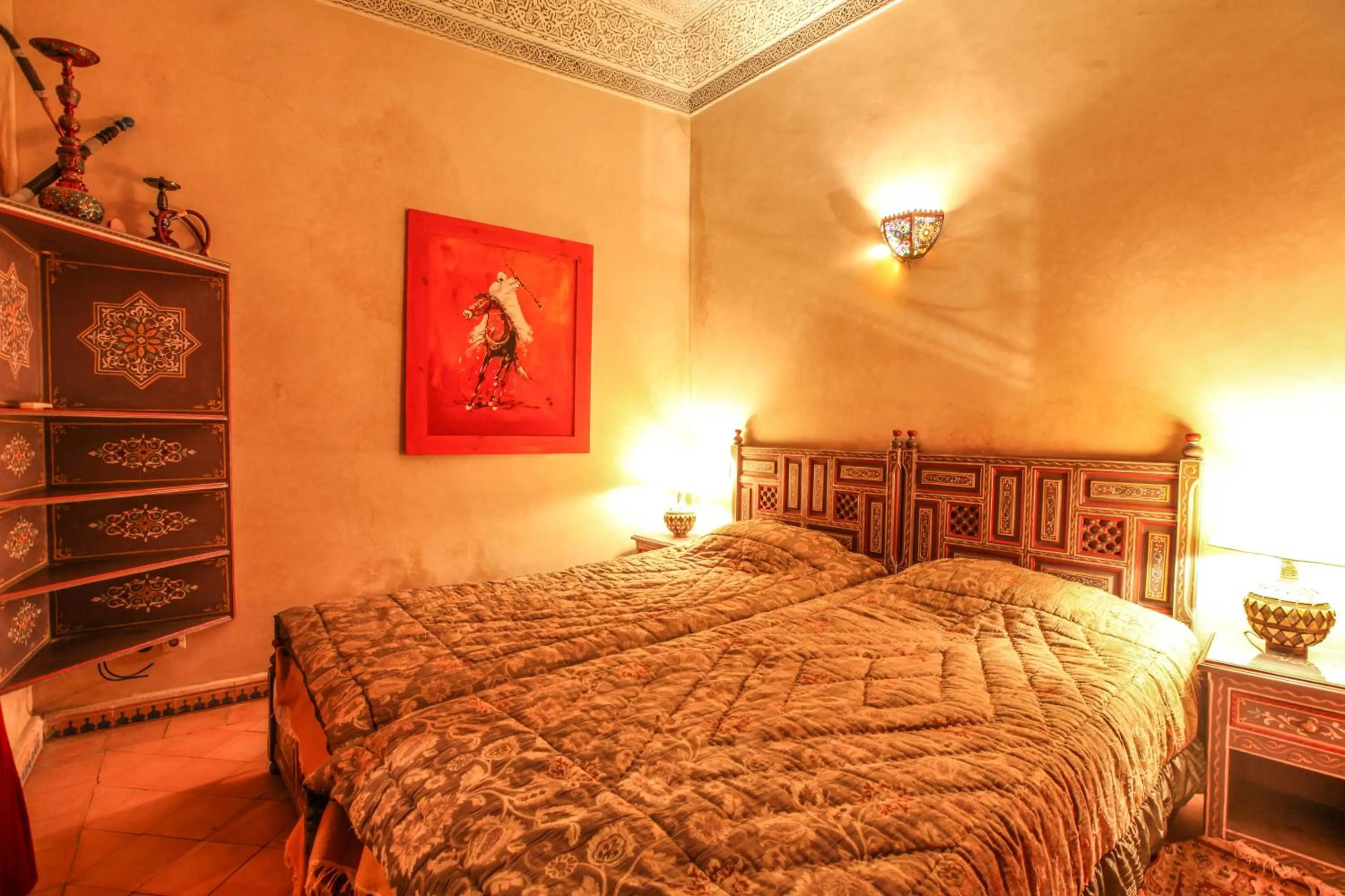 Bedroom, Bed in Riad Puchka