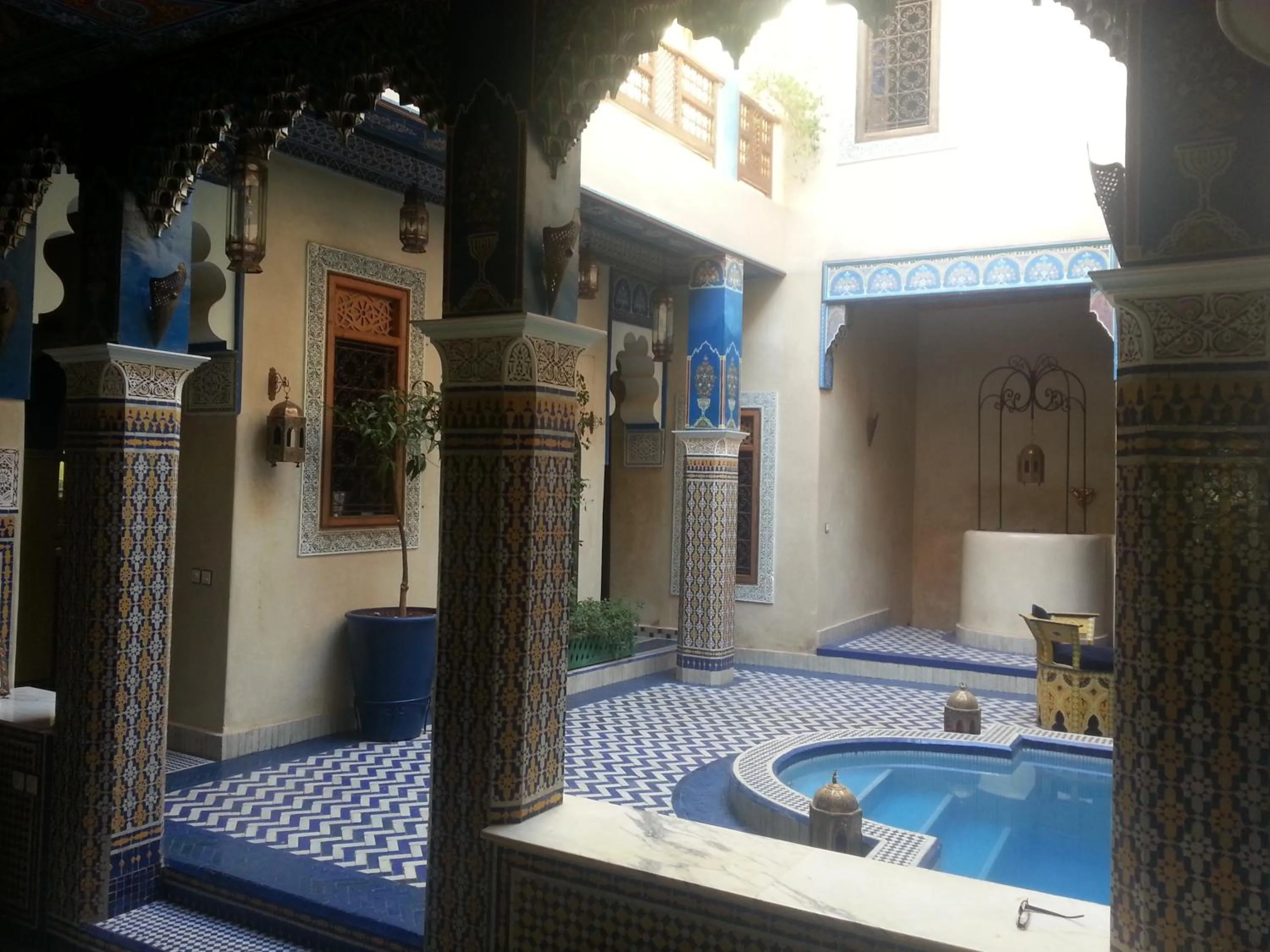 Swimming pool in Riad Puchka