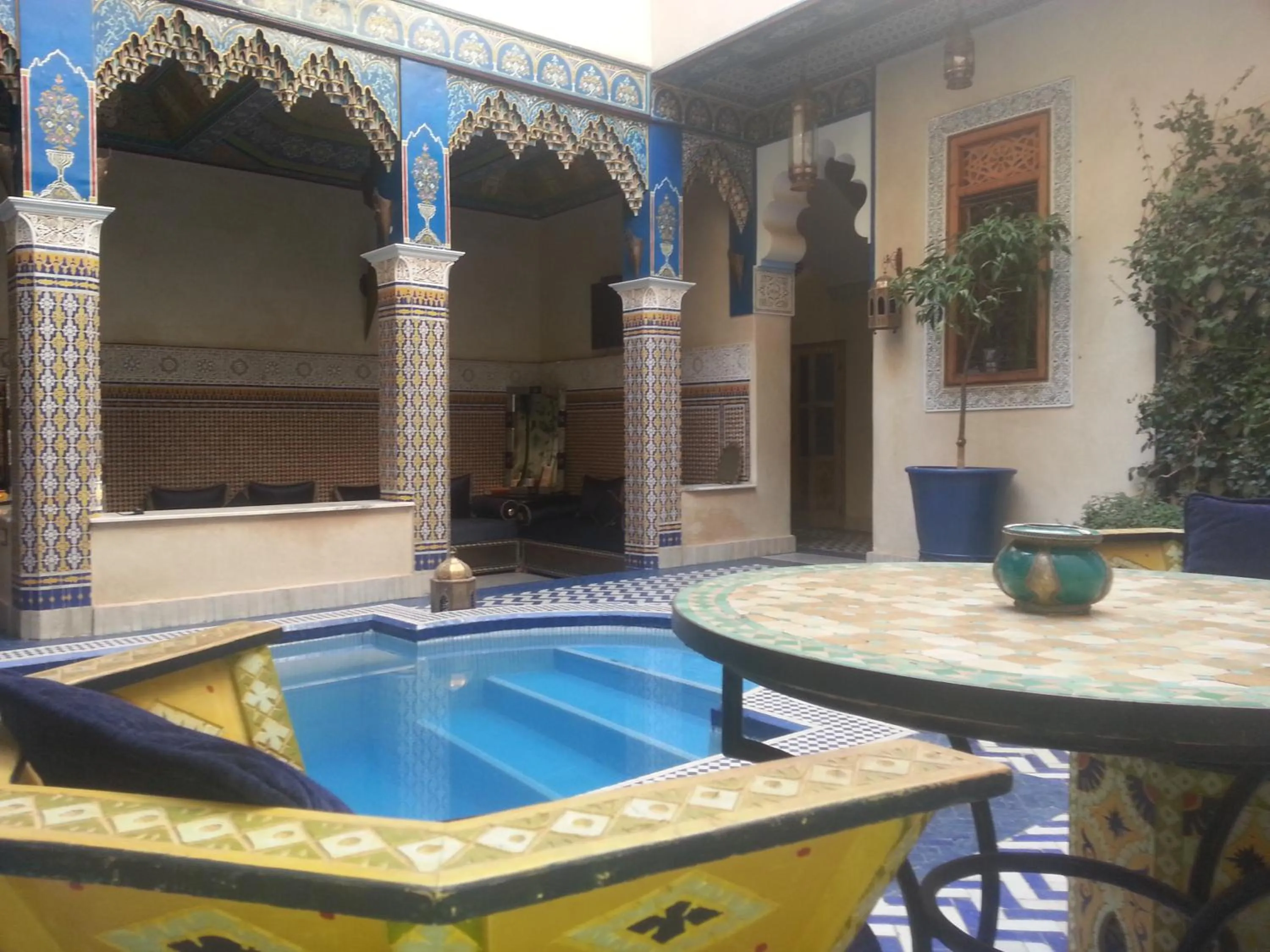 Swimming pool in Riad Puchka