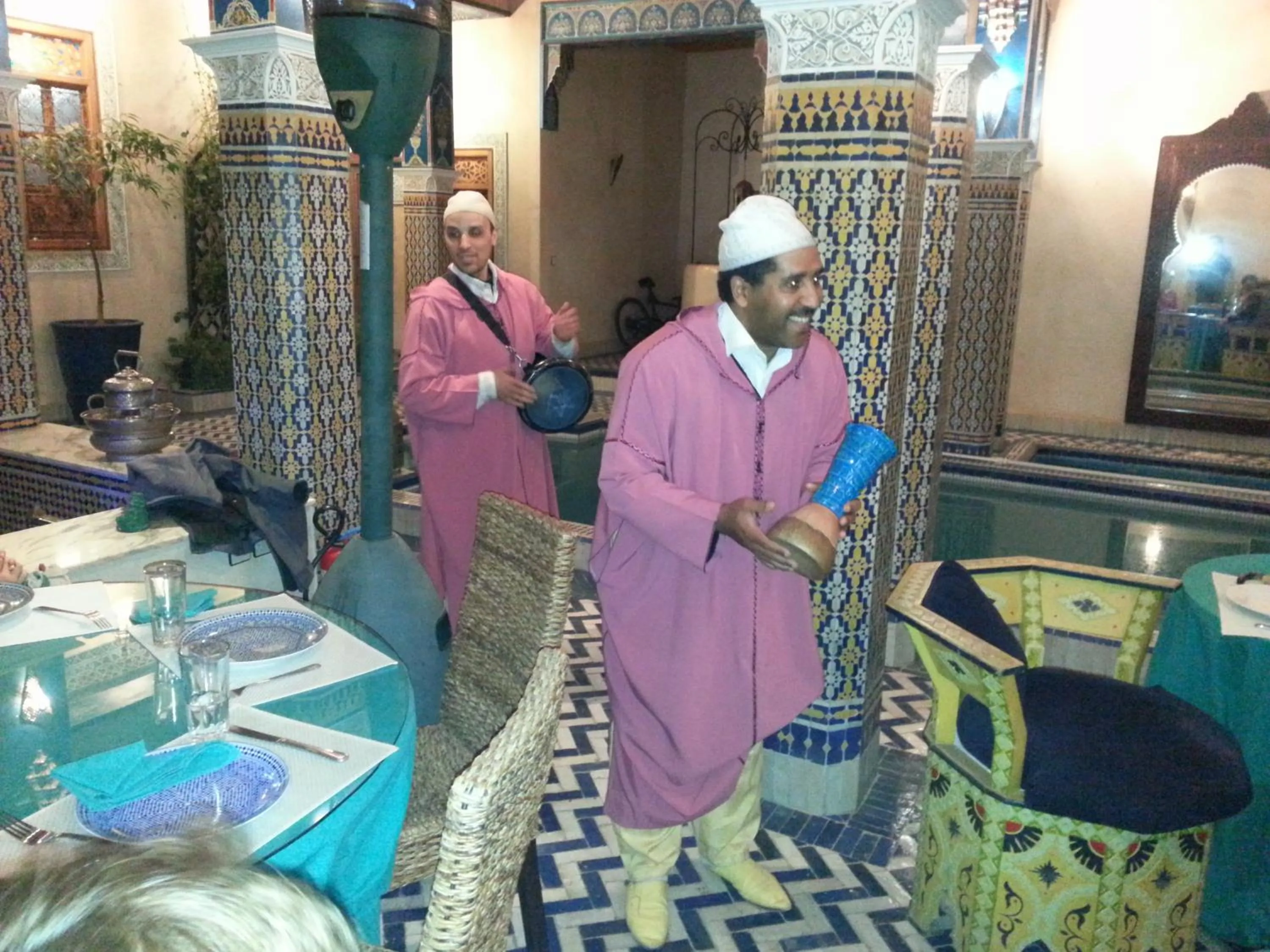 Dining area in Riad Puchka