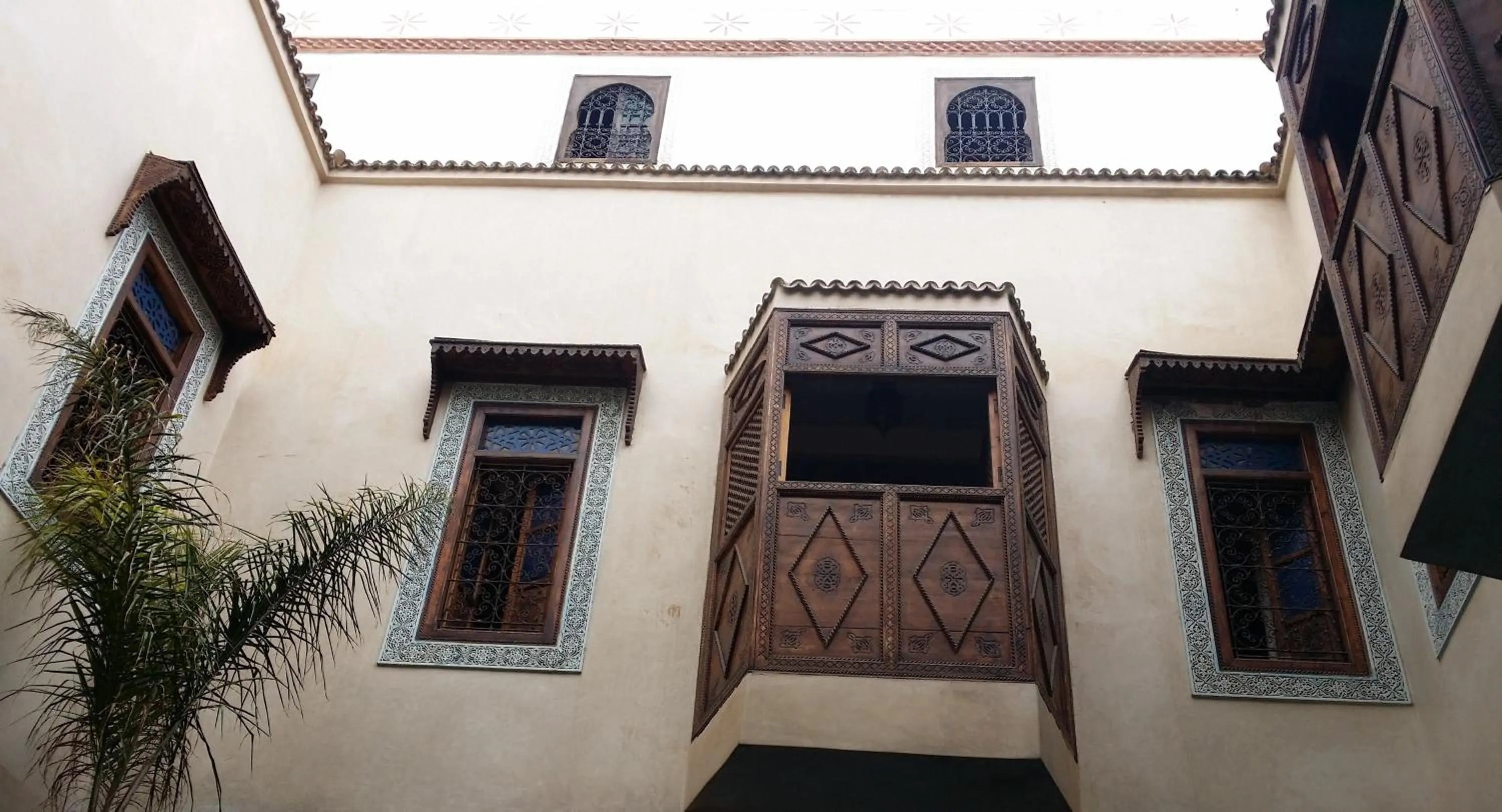 Garden view in Riad Puchka
