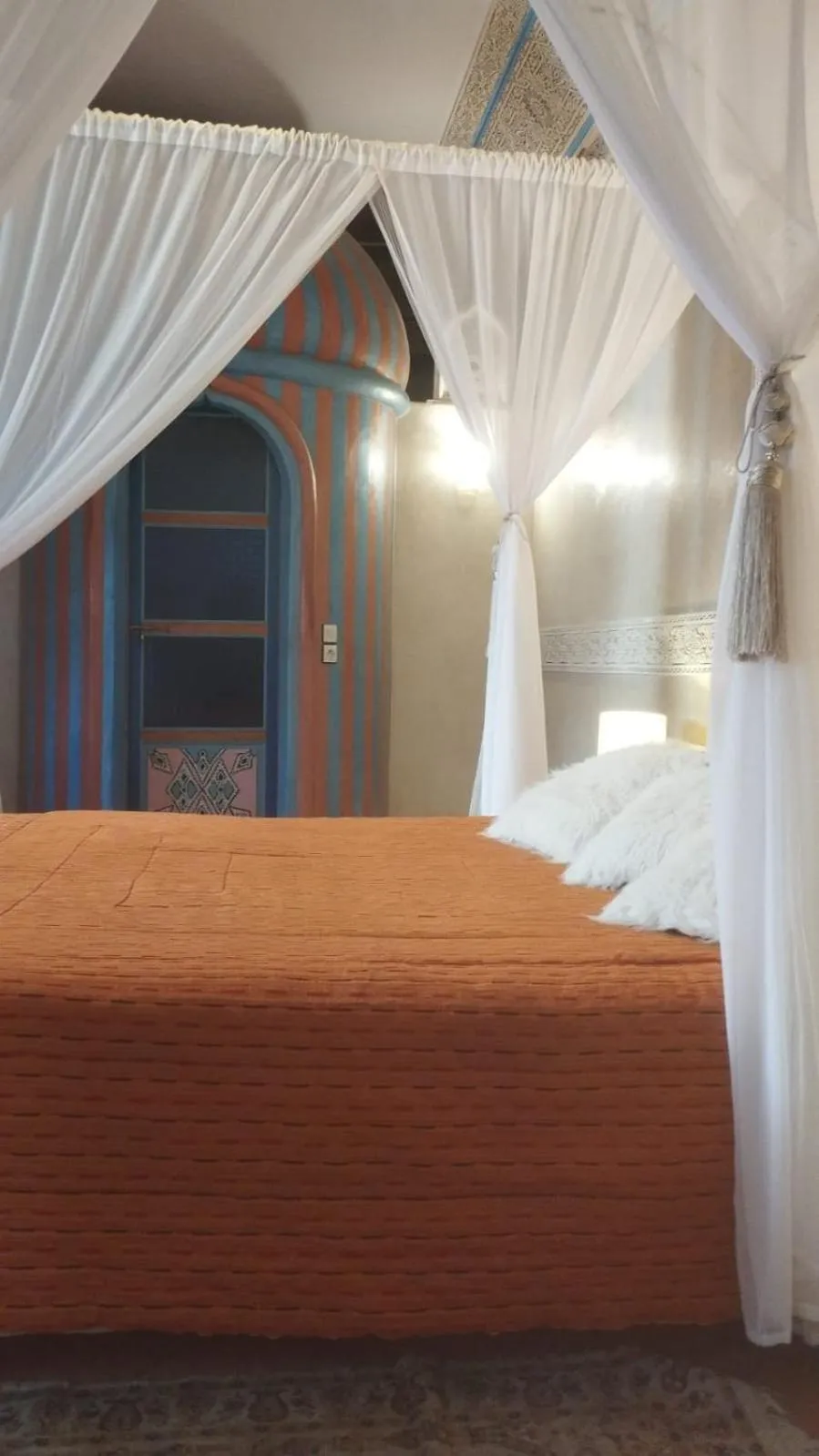 Bed in Riad Puchka