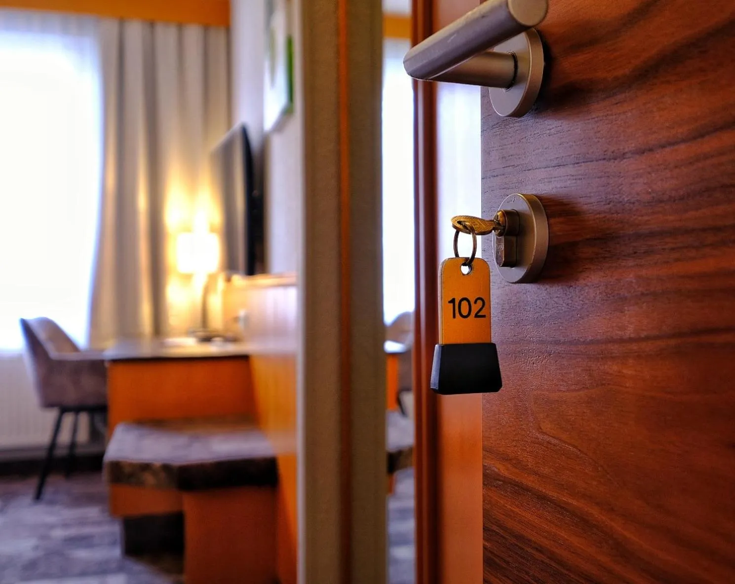 Bed in Hotel Beethoven