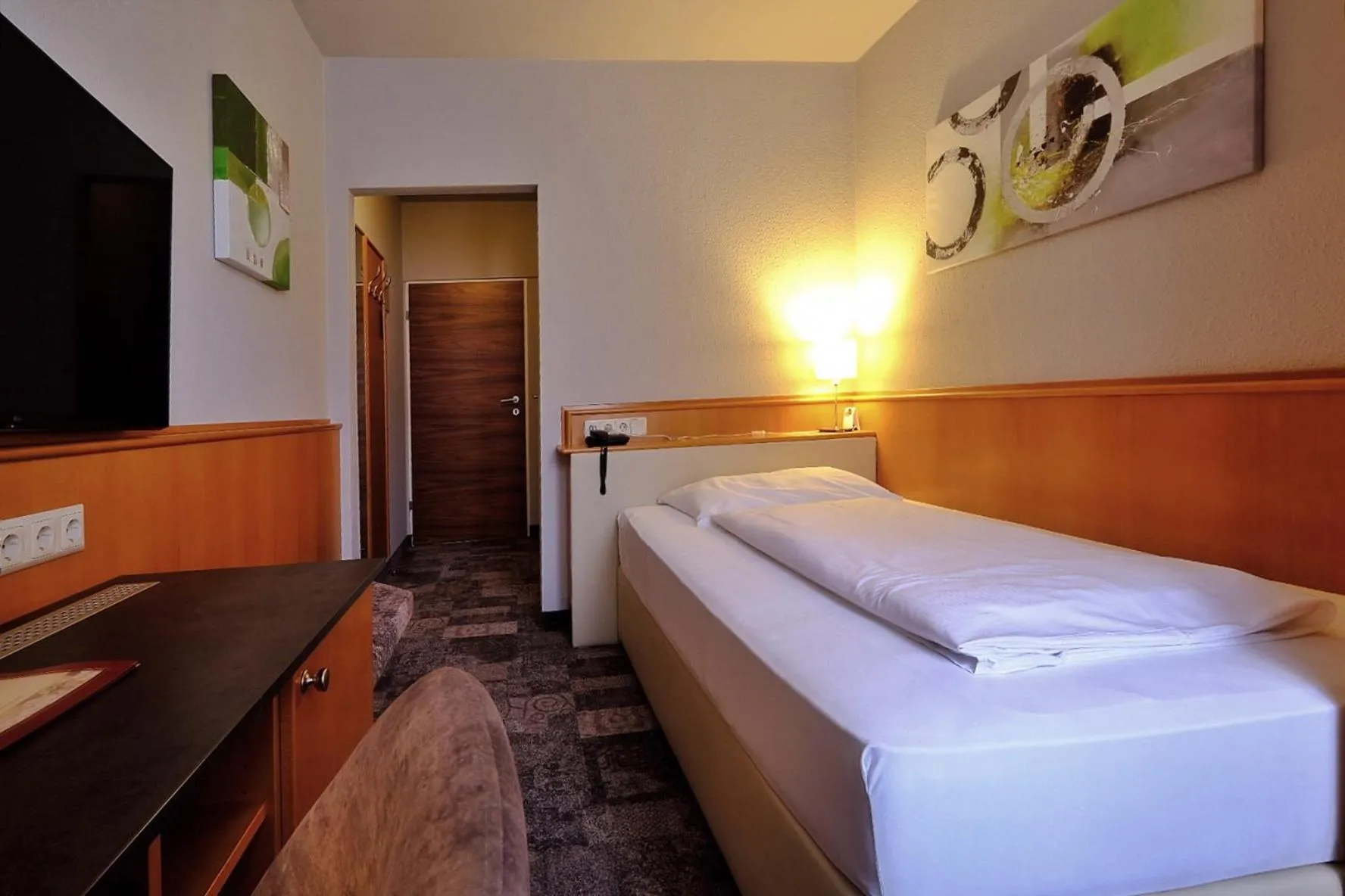 Bed in Hotel Beethoven