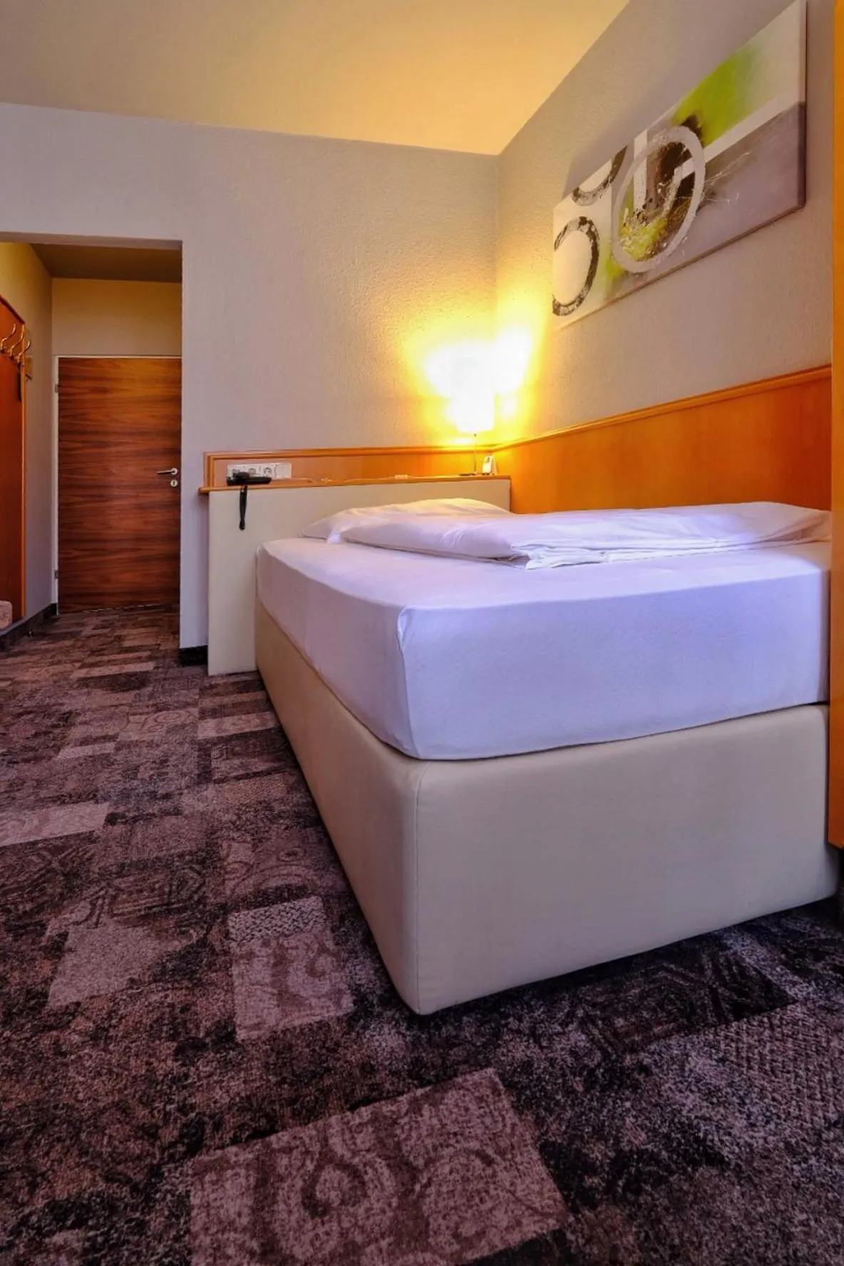 Bed in Hotel Beethoven