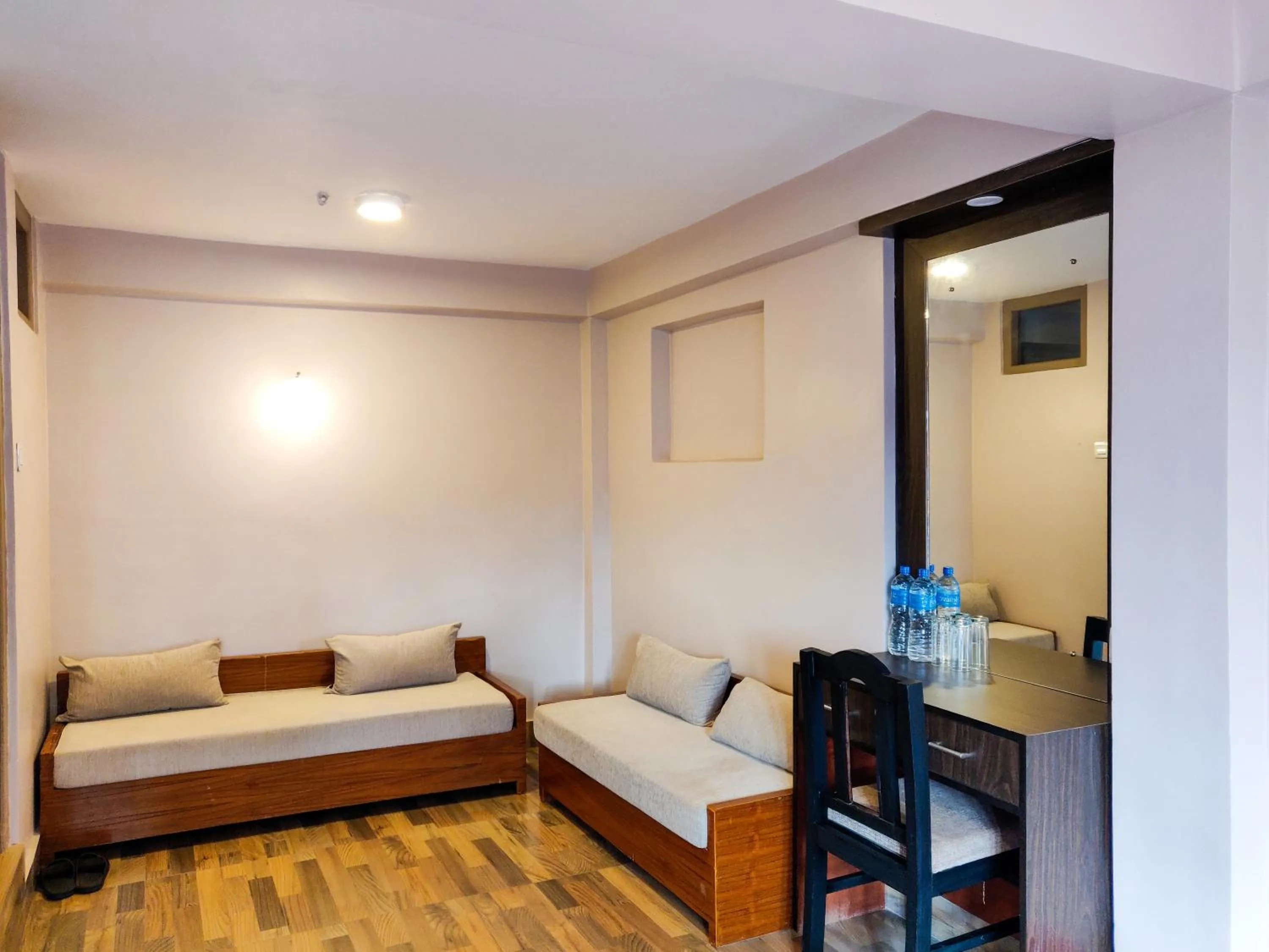 Bed in Hotel Central Bhaktapur