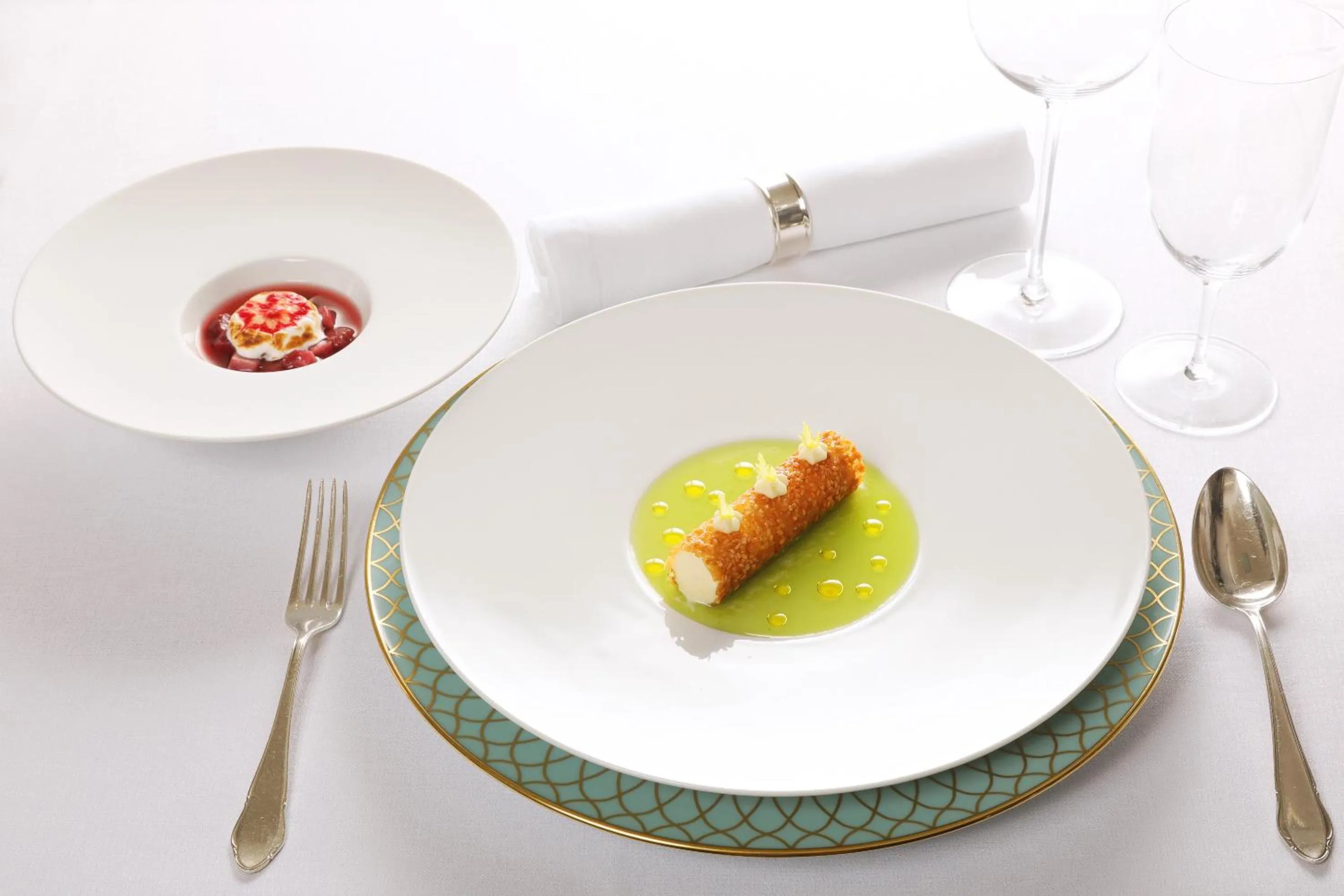 Food and drinks in Romantik Hotel Landhaus Biewald