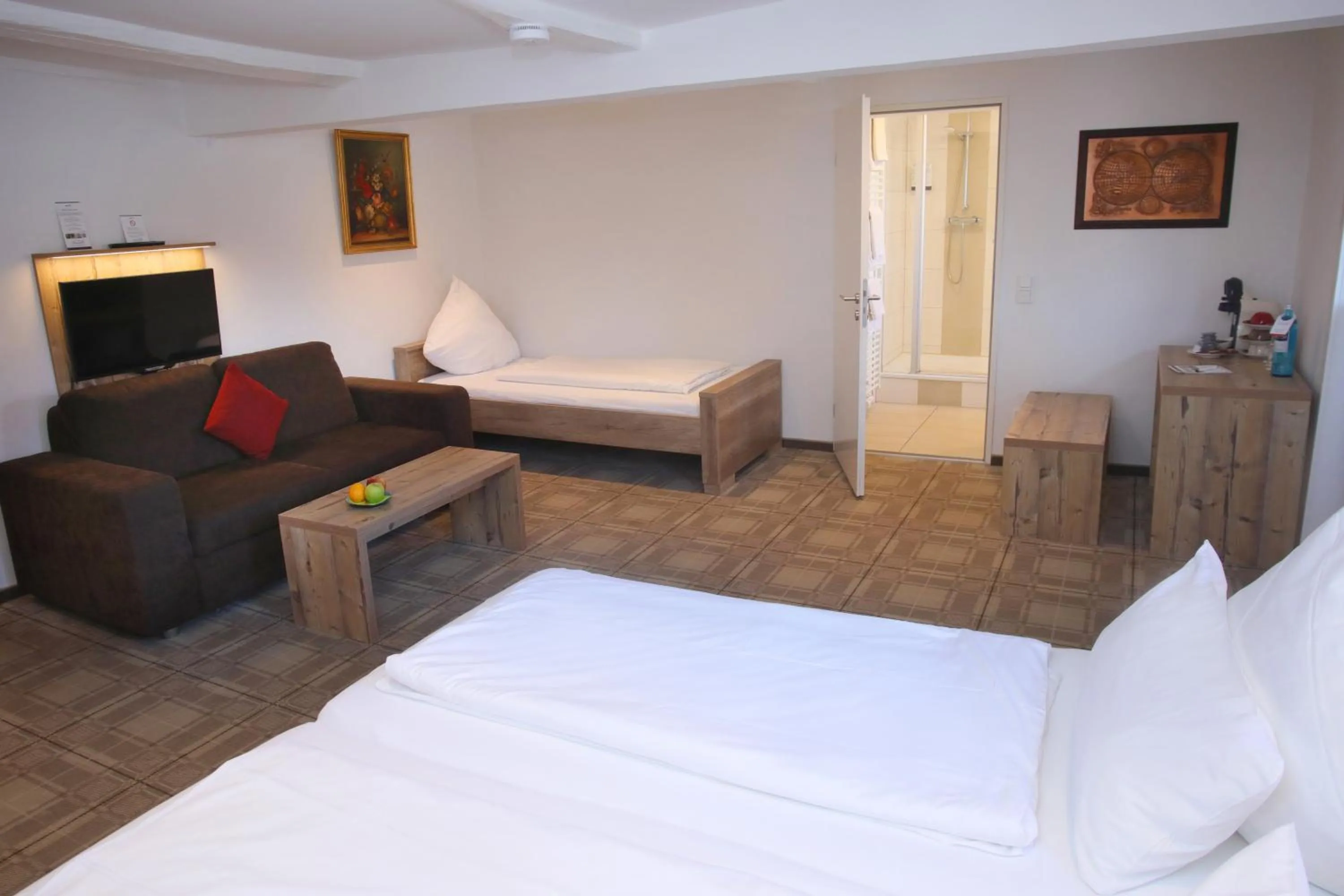 Photo of the whole room, Bed in Romantik Hotel Landhaus Biewald