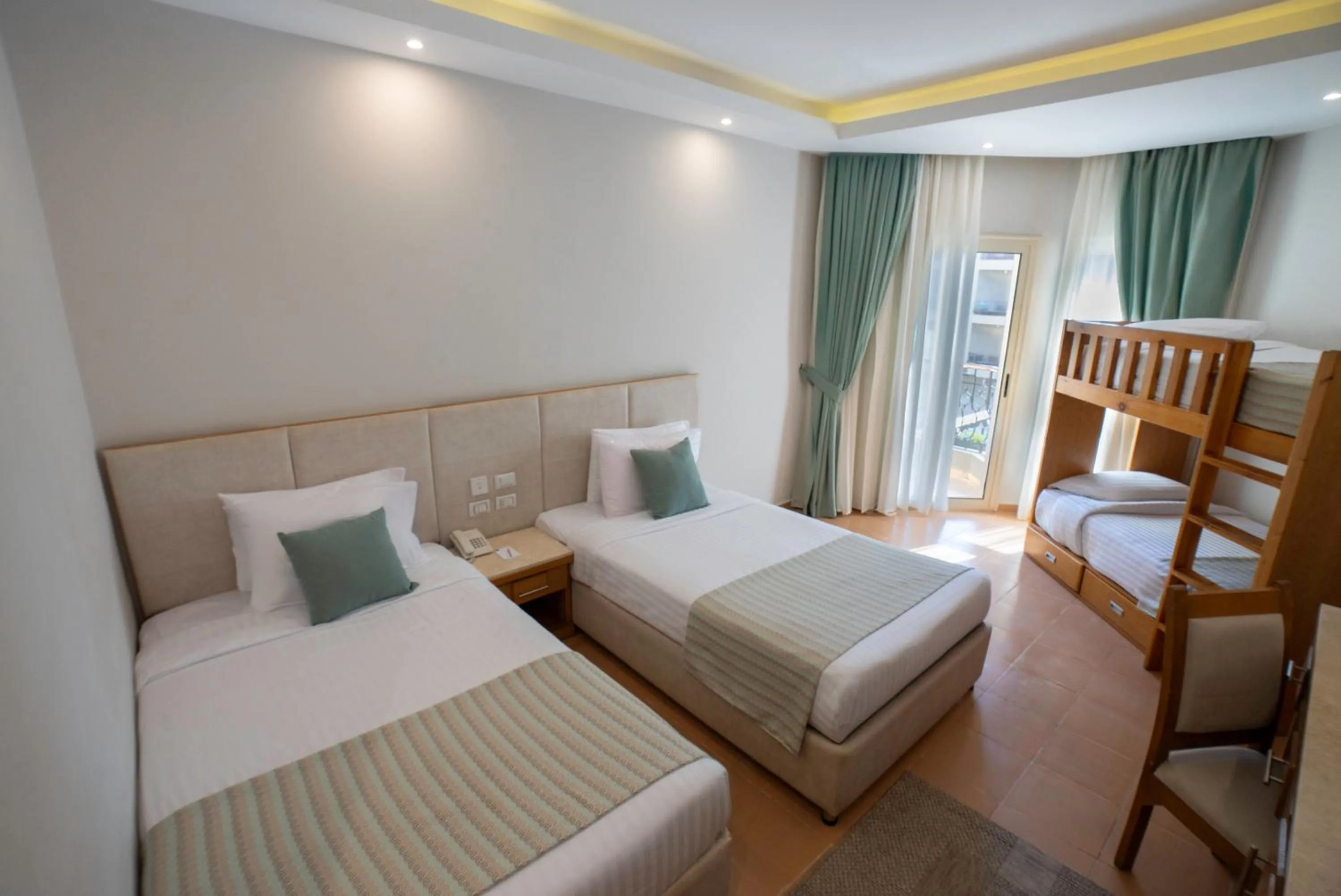 Bed in Sunrise Aqua Joy Resort