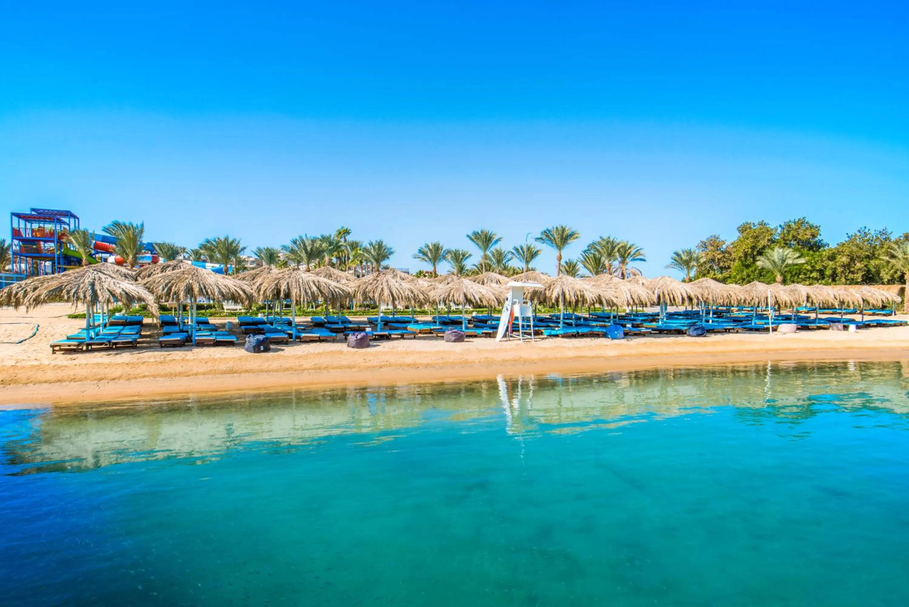 Beach in Sunrise Aqua Joy Resort