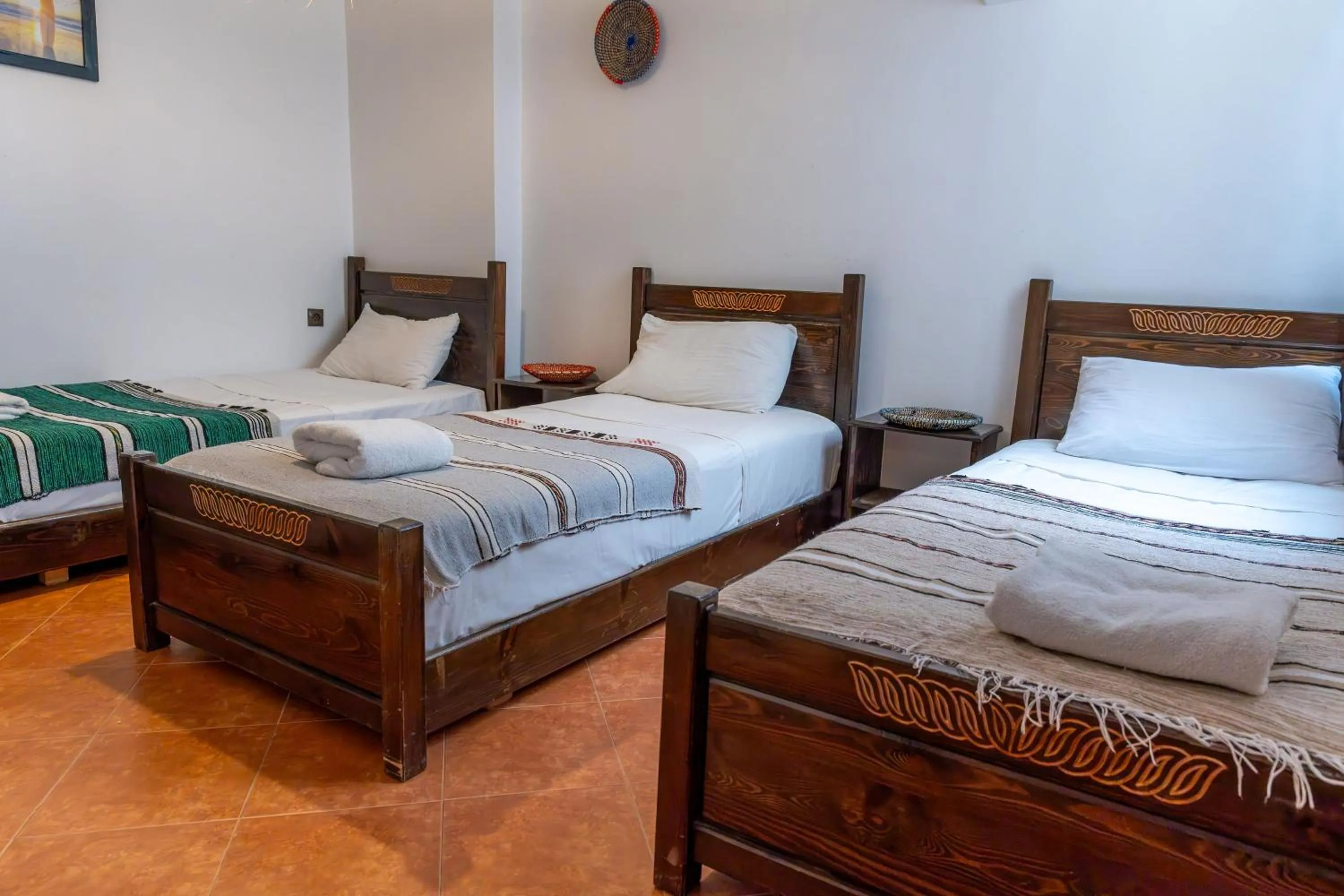 Bed in Hola Surf Morocco