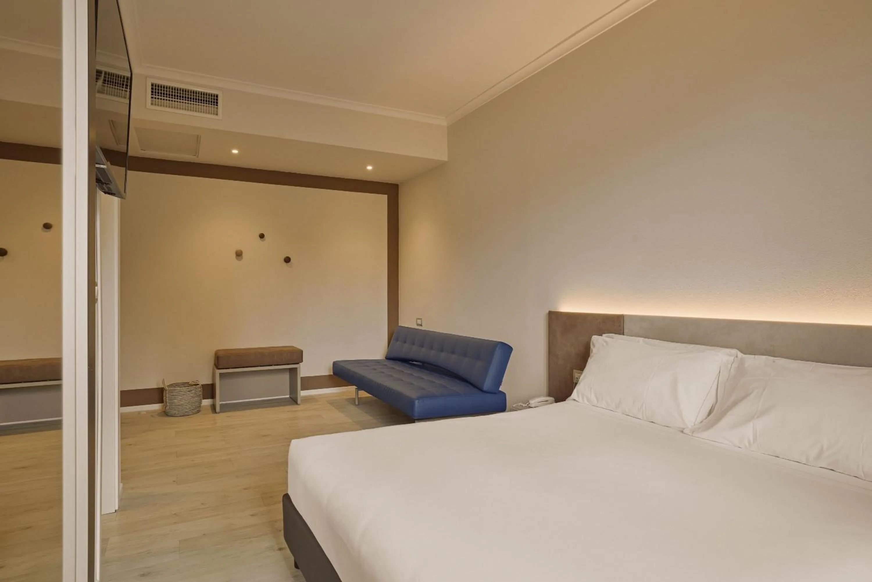 Bed in Hotel Le Mura