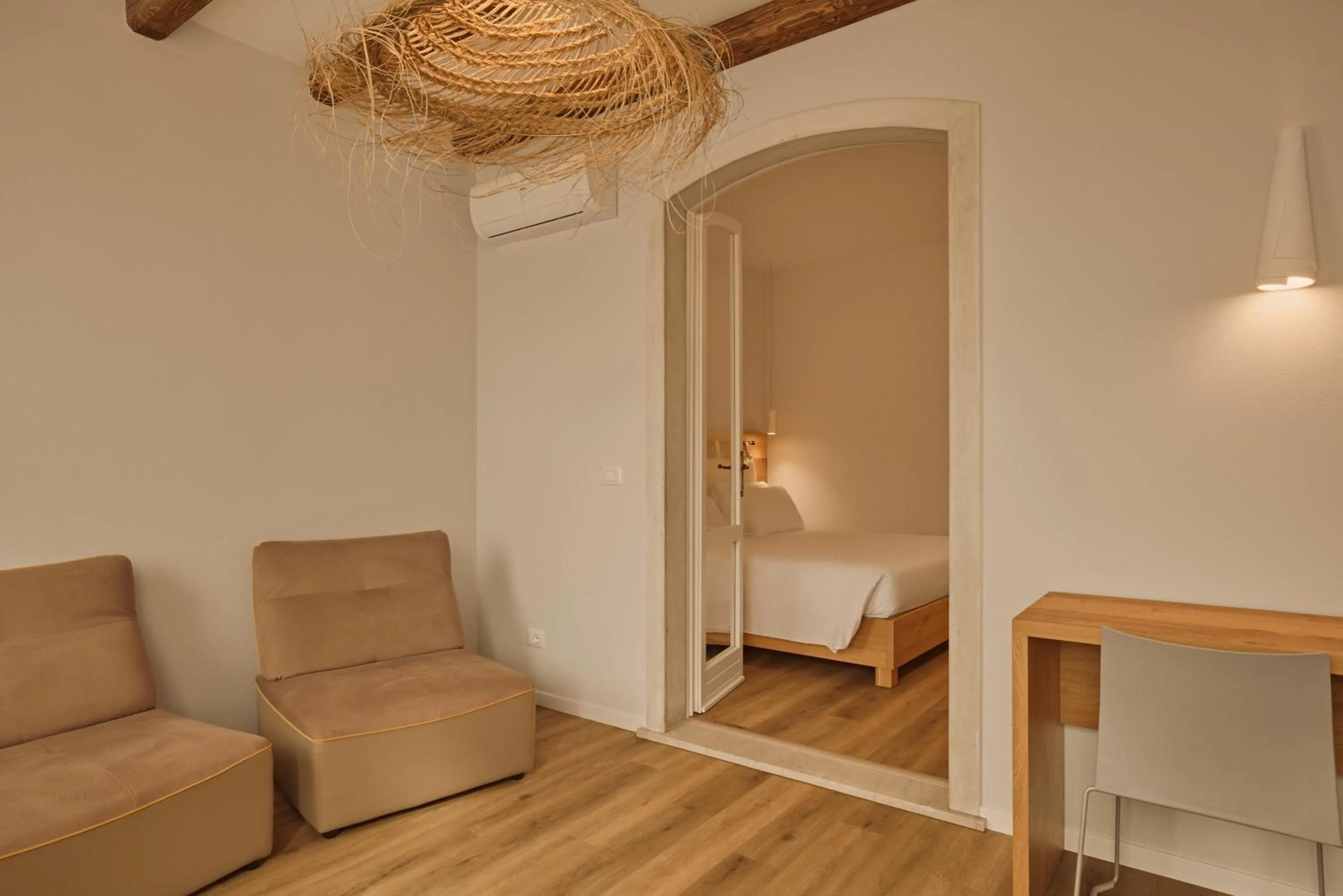 Bed in Hotel Le Mura