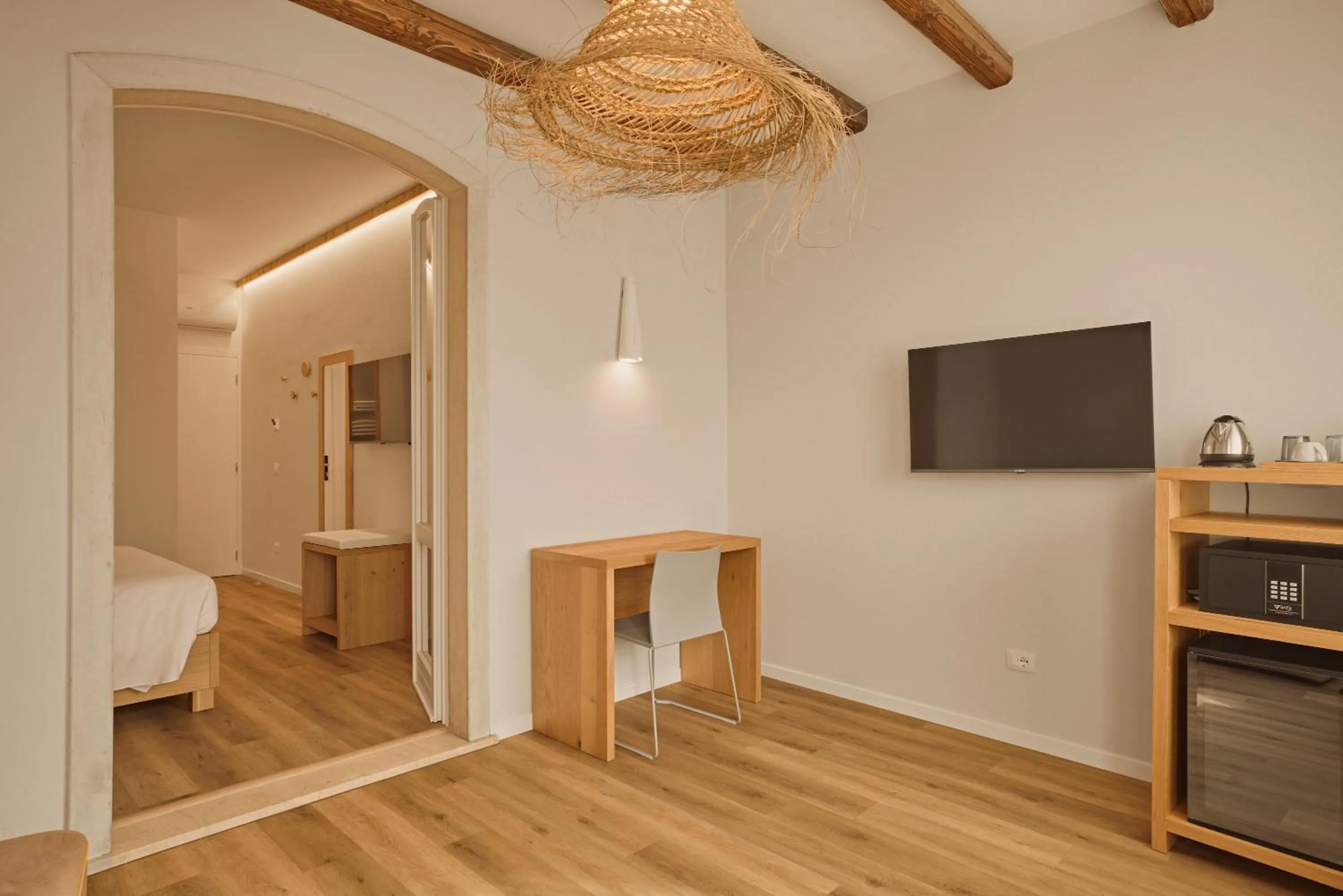 Bed in Hotel Le Mura