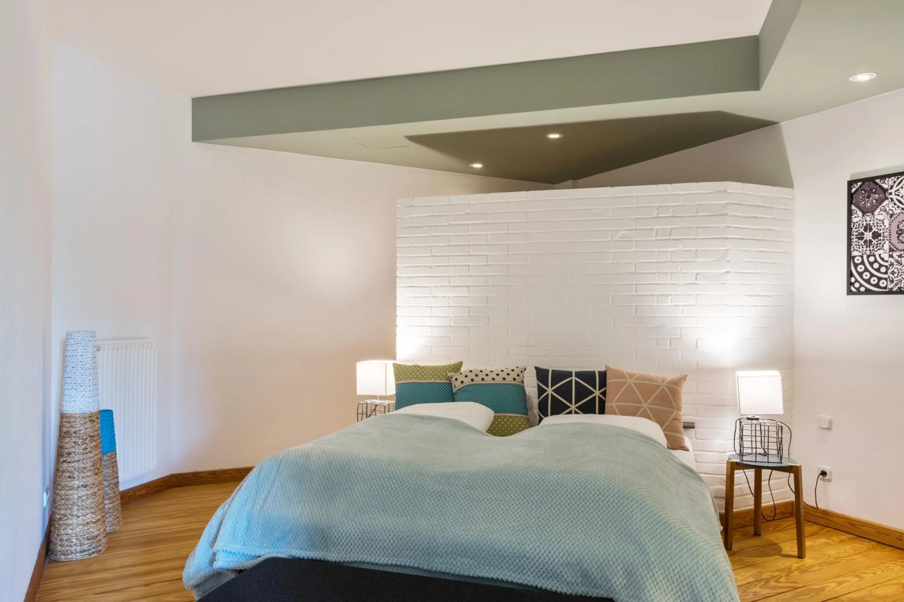 Bed in Seehotel Villago