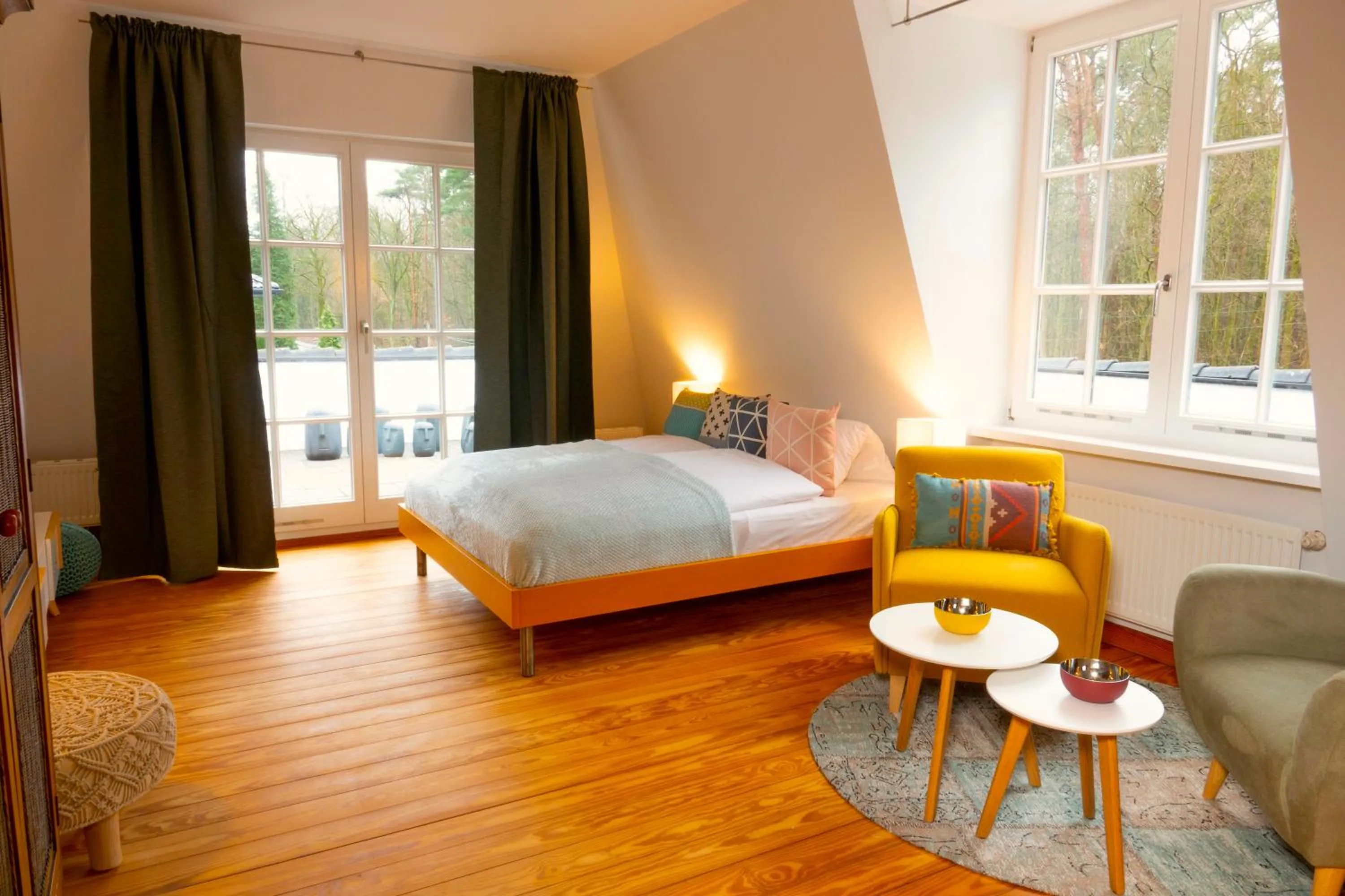 Bed in Seehotel Villago