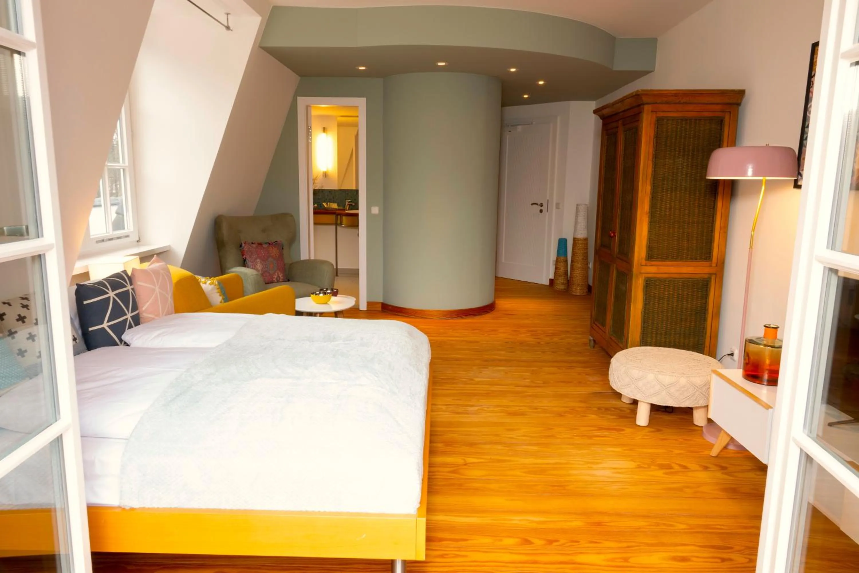 Bed in Seehotel Villago