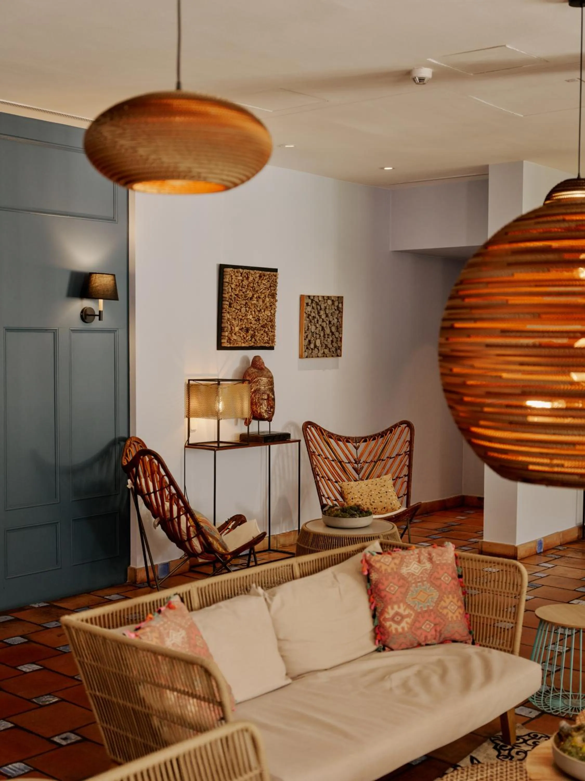 Lobby or reception in Seehotel Villago