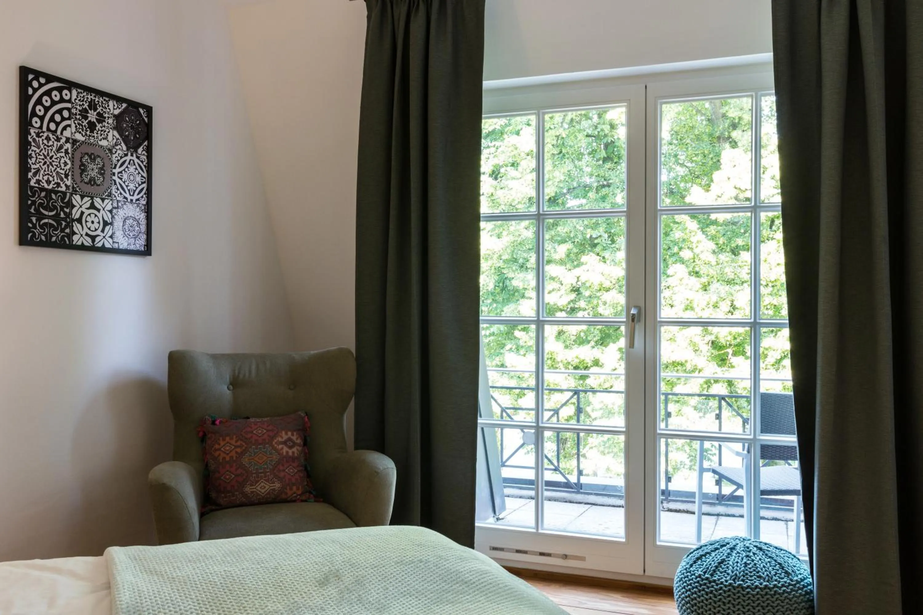 Bed in Seehotel Villago