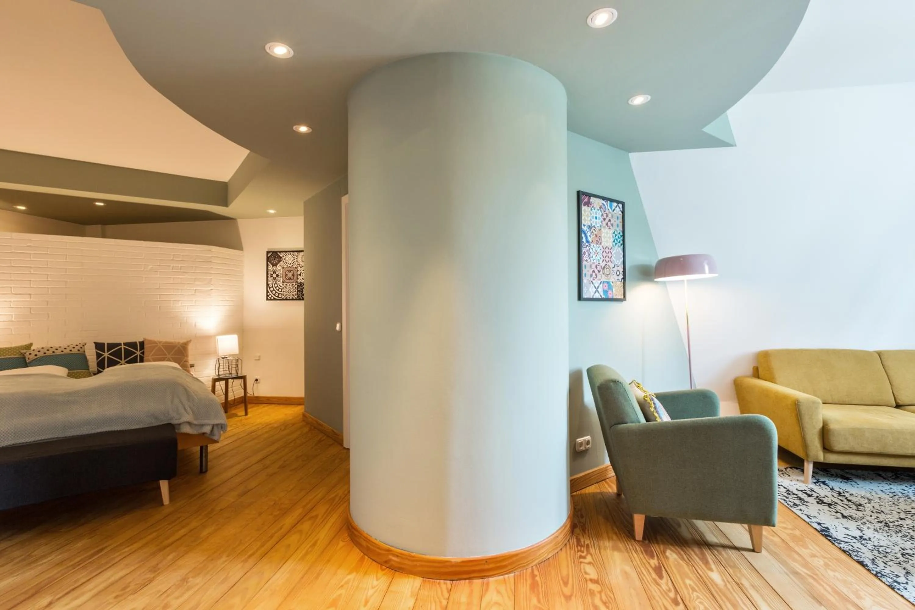 Bed in Seehotel Villago