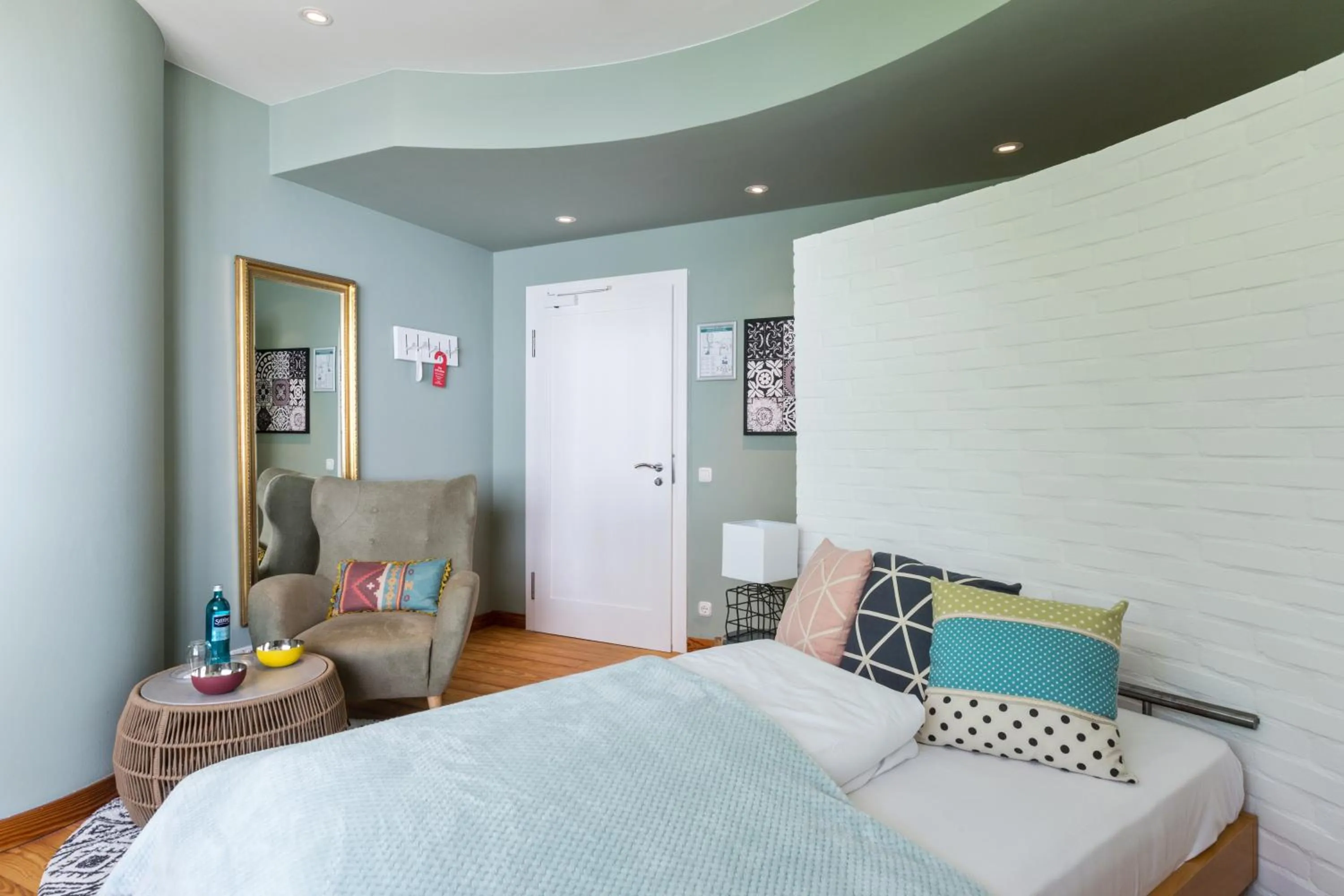 Bed in Seehotel Villago