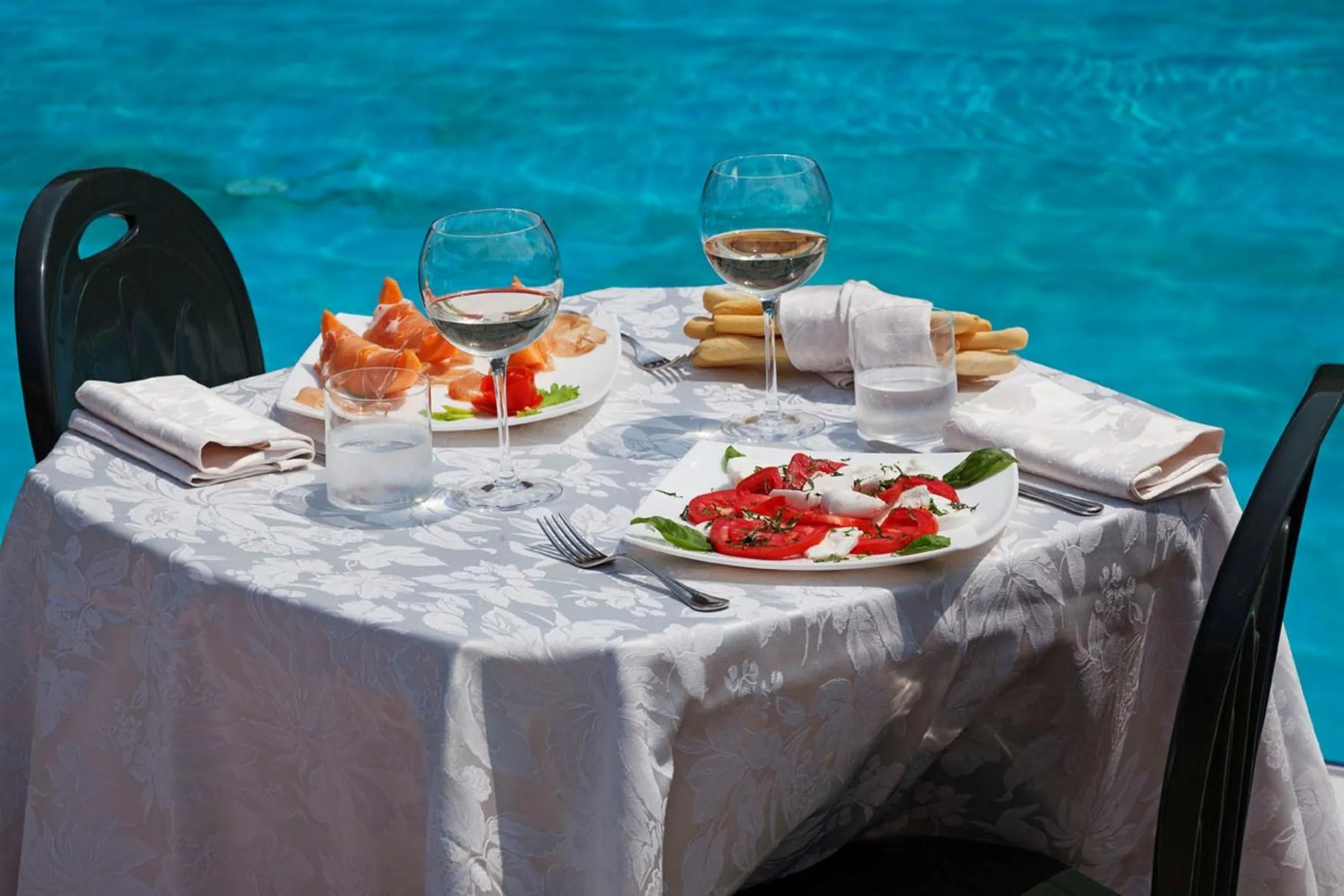 Swimming pool in Hotel La Ruota