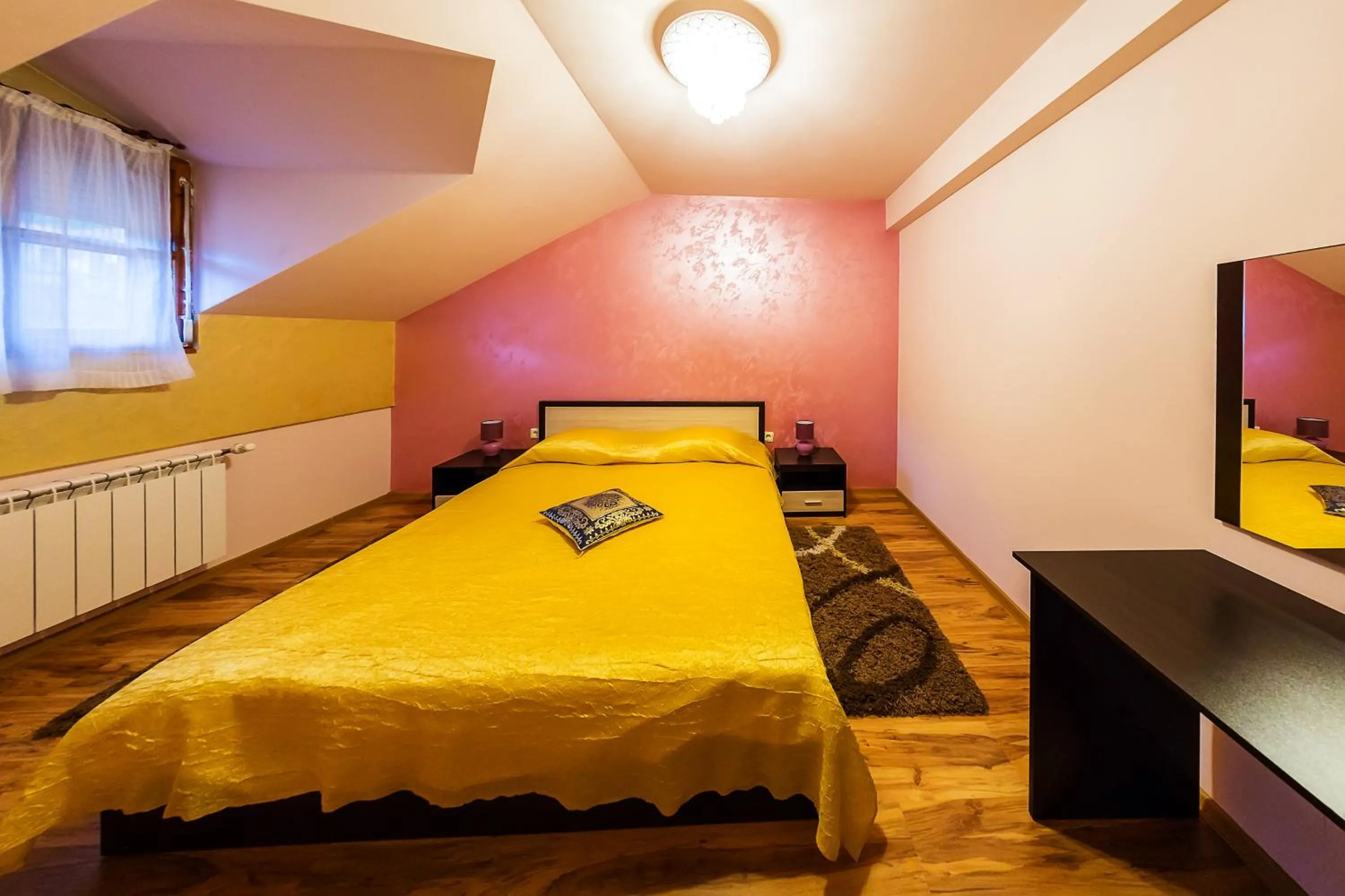 Bed in Family Hotel Ogi