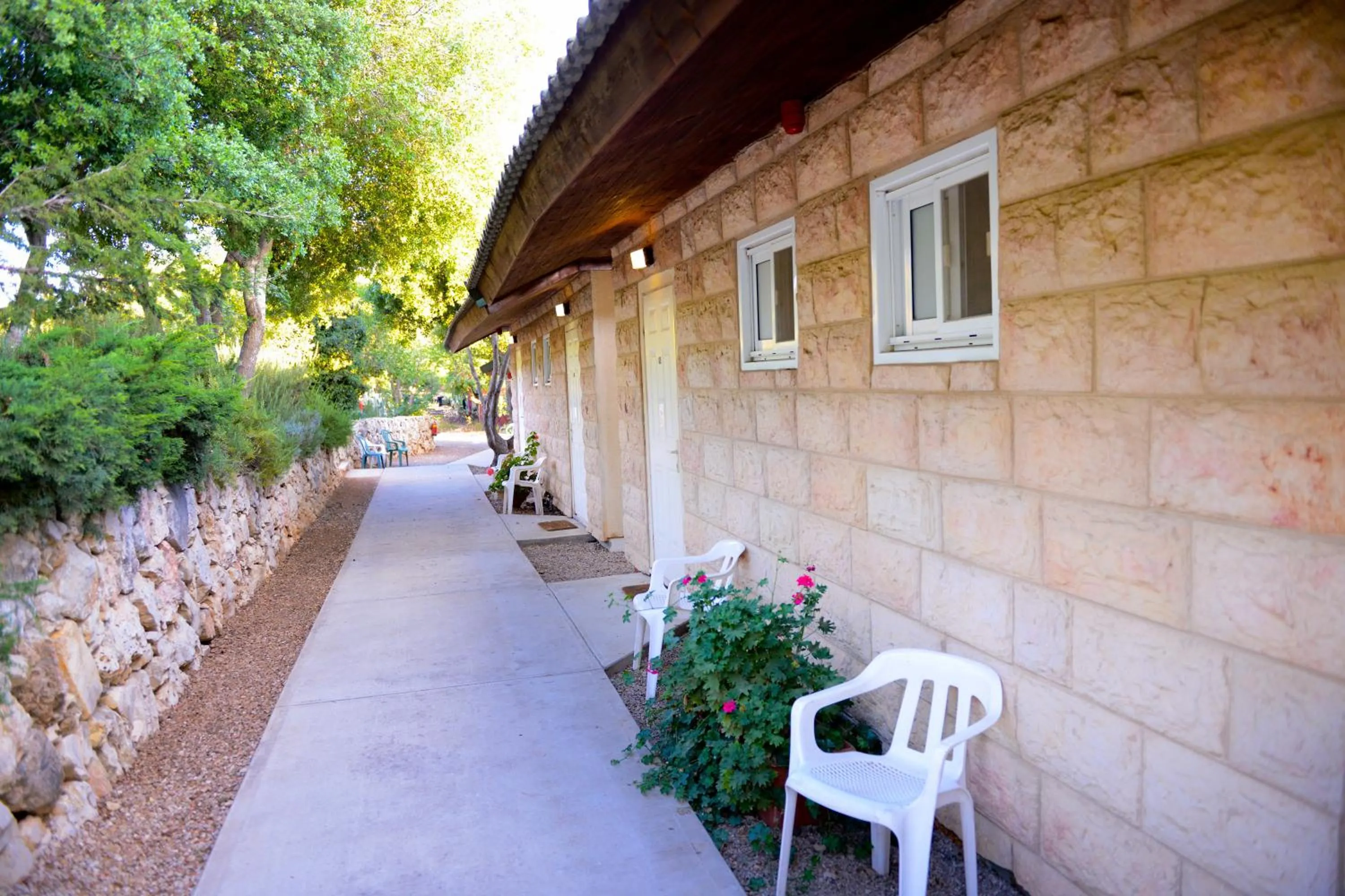 Facade/entrance in Logos hotel in Yad Hashmona