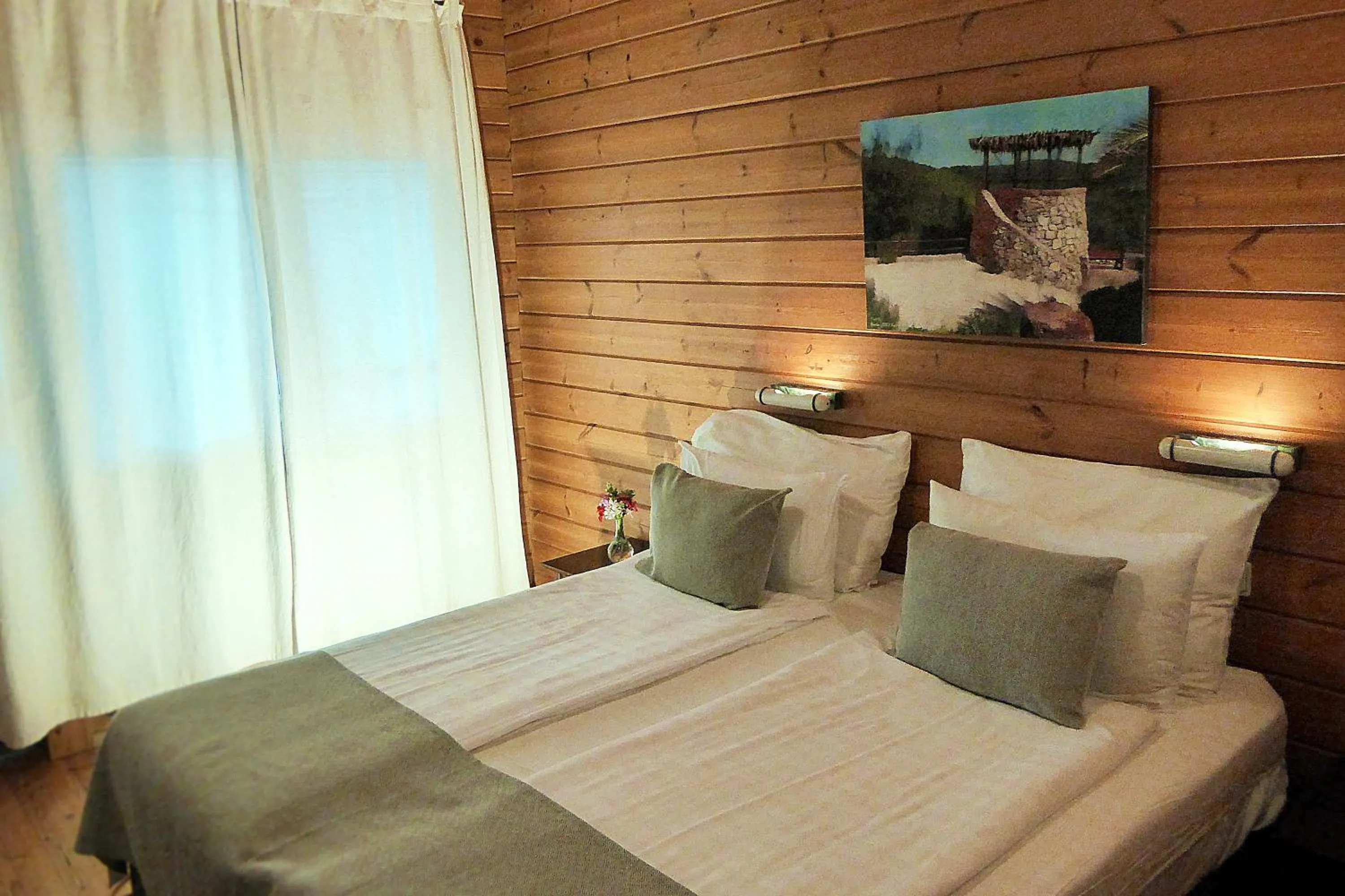 Bedroom, Bed in Logos hotel in Yad Hashmona