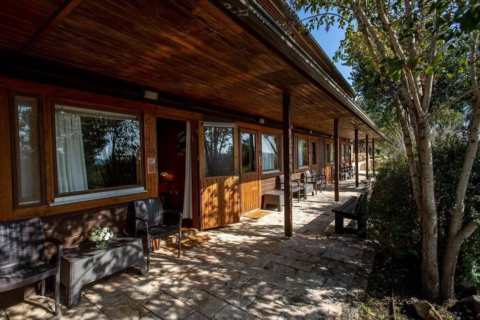 Seating area in Logos hotel in Yad Hashmona
