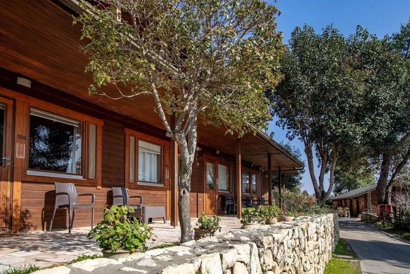 Natural landscape in Logos hotel in Yad Hashmona